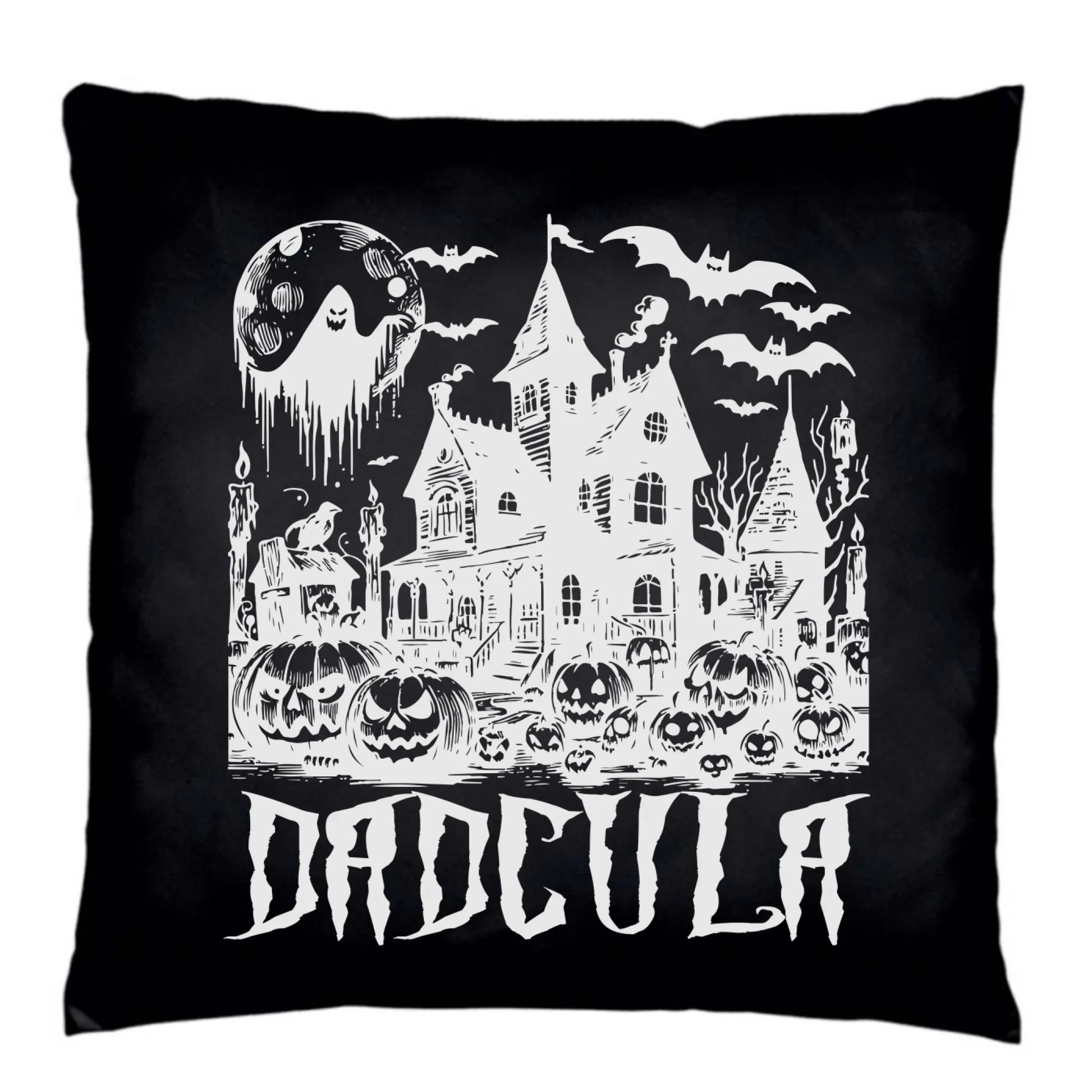 Poduszka dekoracyjna na Halloween dla taty - Upiorny dom - Dadcula HL19 - StoryCups.pl