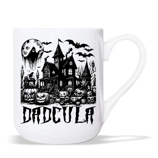 Kubek elegant halloweenowy dla taty - Upiorny dom - Dadcula HL19 - StoryCups.pl