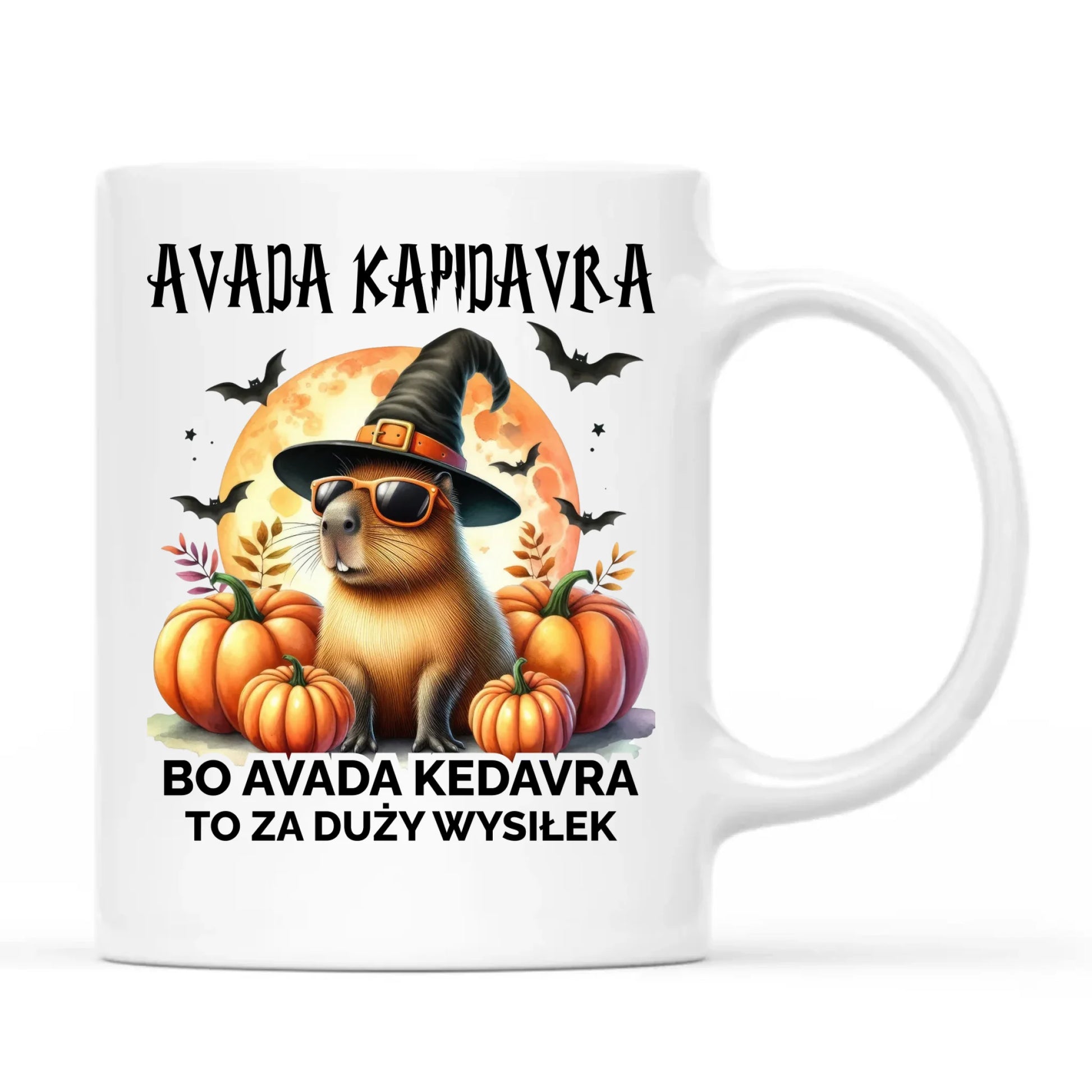 Kubek halloweenowy - Kapibara - Avada Kapidavra HL21 - StoryCups.pl