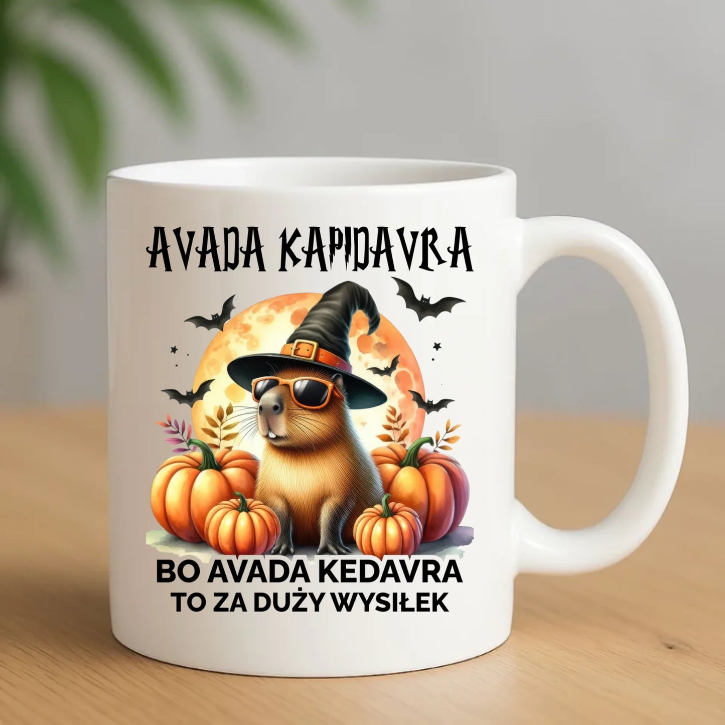 Kubek halloweenowy - Kapibara - Avada Kapidavra HL21 - StoryCups.pl