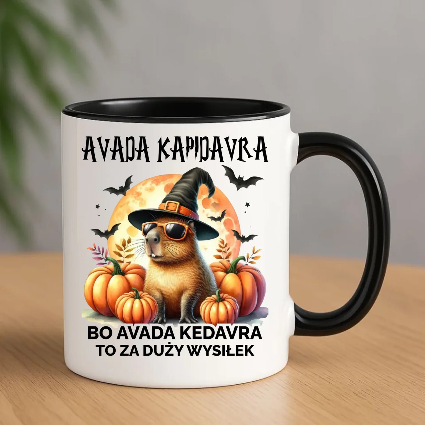 Kubek halloweenowy - Kapibara - Avada Kapidavra HL21 - StoryCups.pl