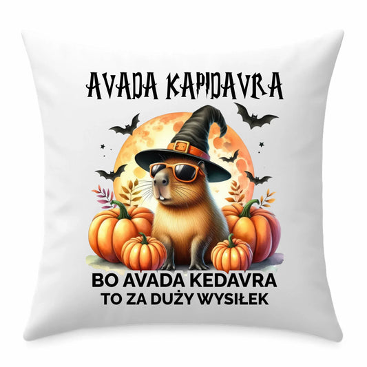 Poduszka halloweenowa - Kapibara - Avada Kapidavra HL21 - StoryCups.pl