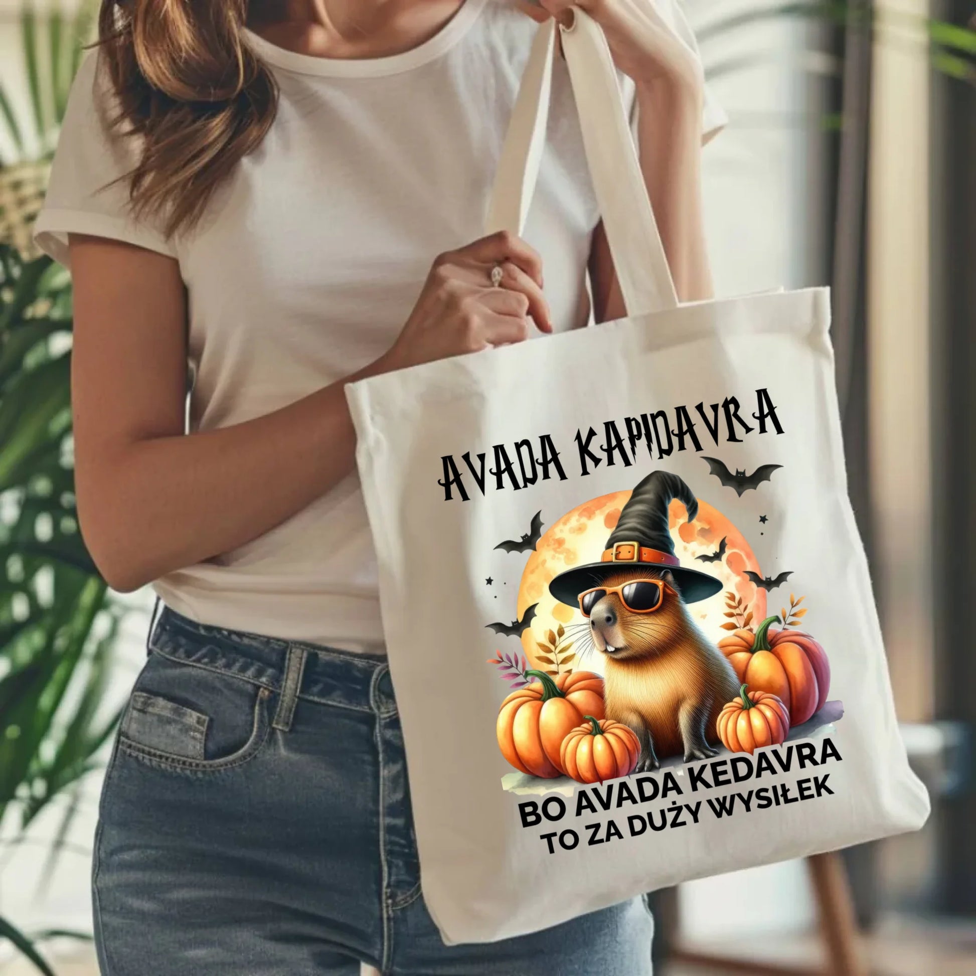 Torba halloweenowa - Kapibara - Avada Kapidavra HL21 - StoryCups.pl