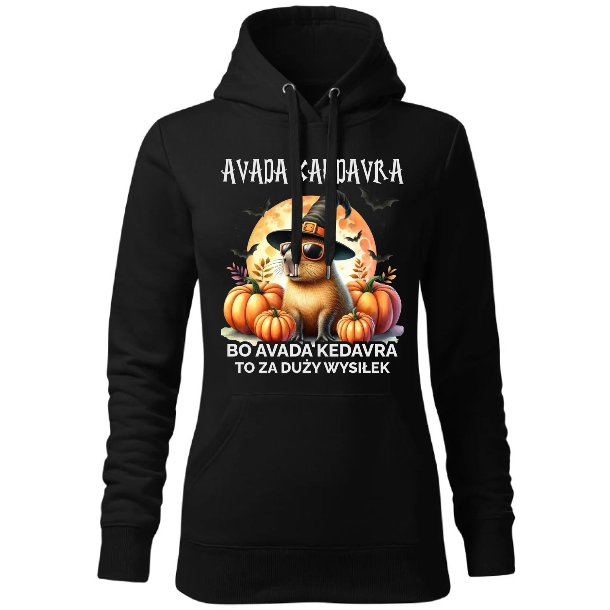 Bluza damska z kapturem halloweenowa - Kapibara - Avada Kapidavra HL21 - StoryCups.pl