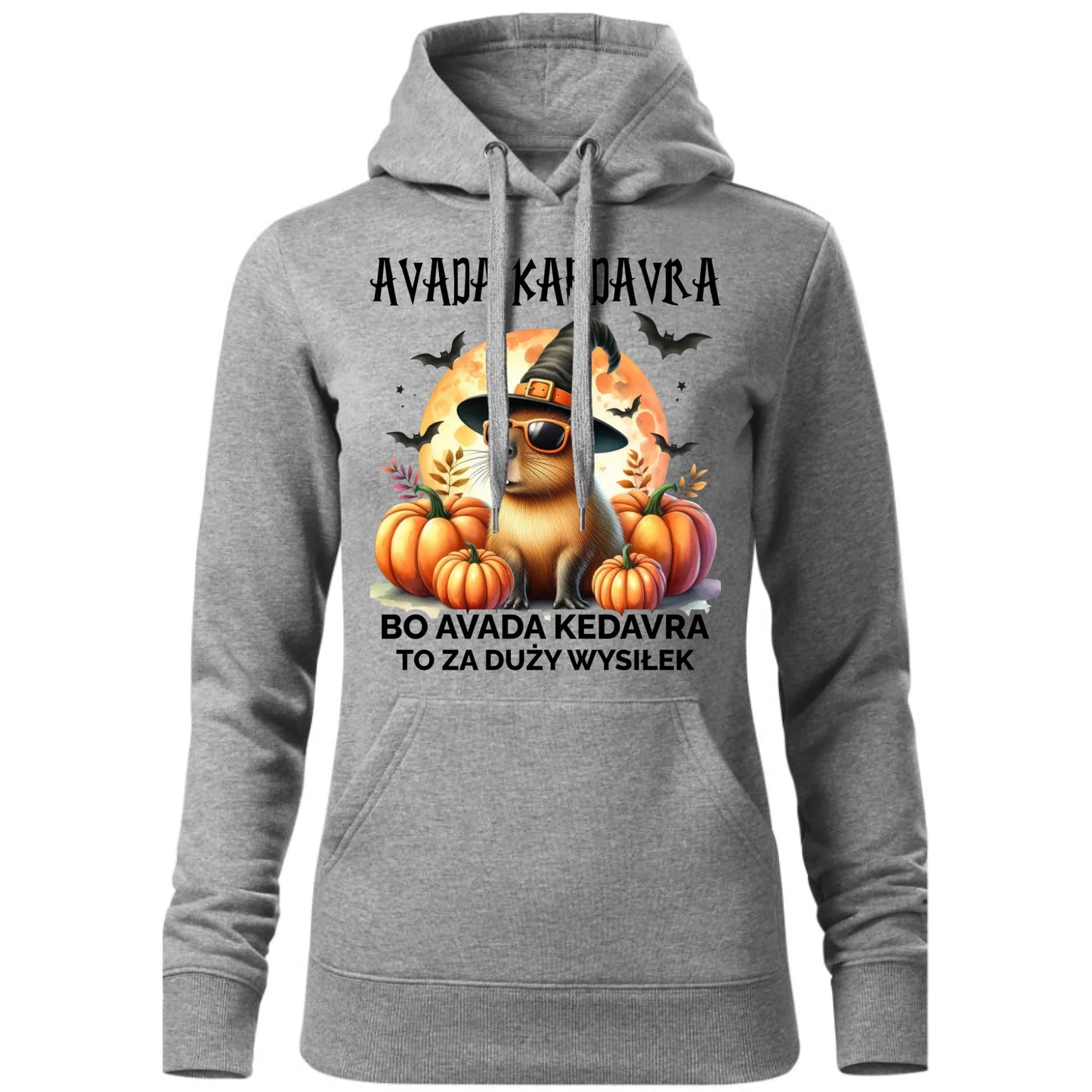 Bluza damska z kapturem halloweenowa - Kapibara - Avada Kapidavra HL21 - StoryCups.pl