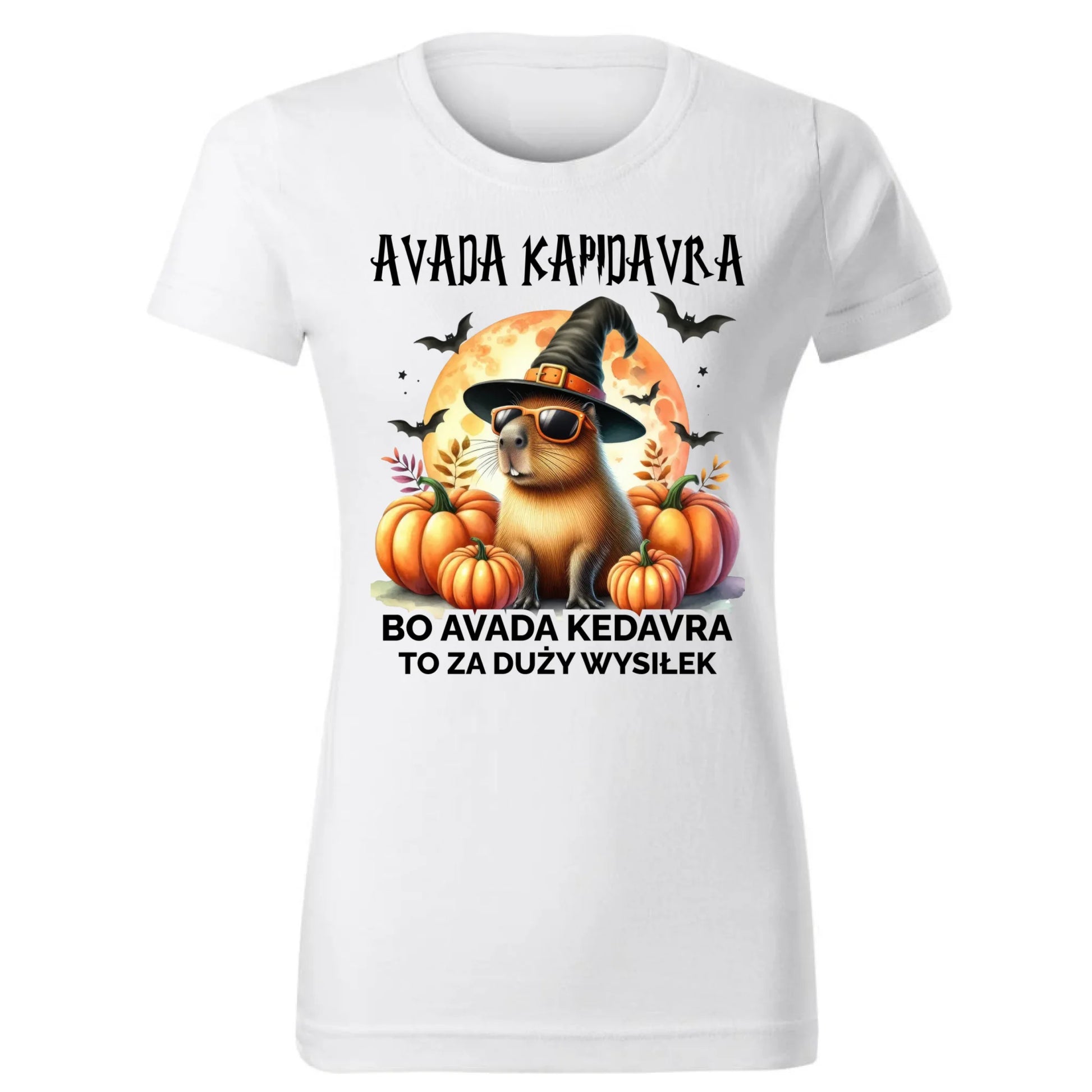 Koszulka damska halloweenowa - Kapibara - Avada Kapidavra HL21 - StoryCups.pl