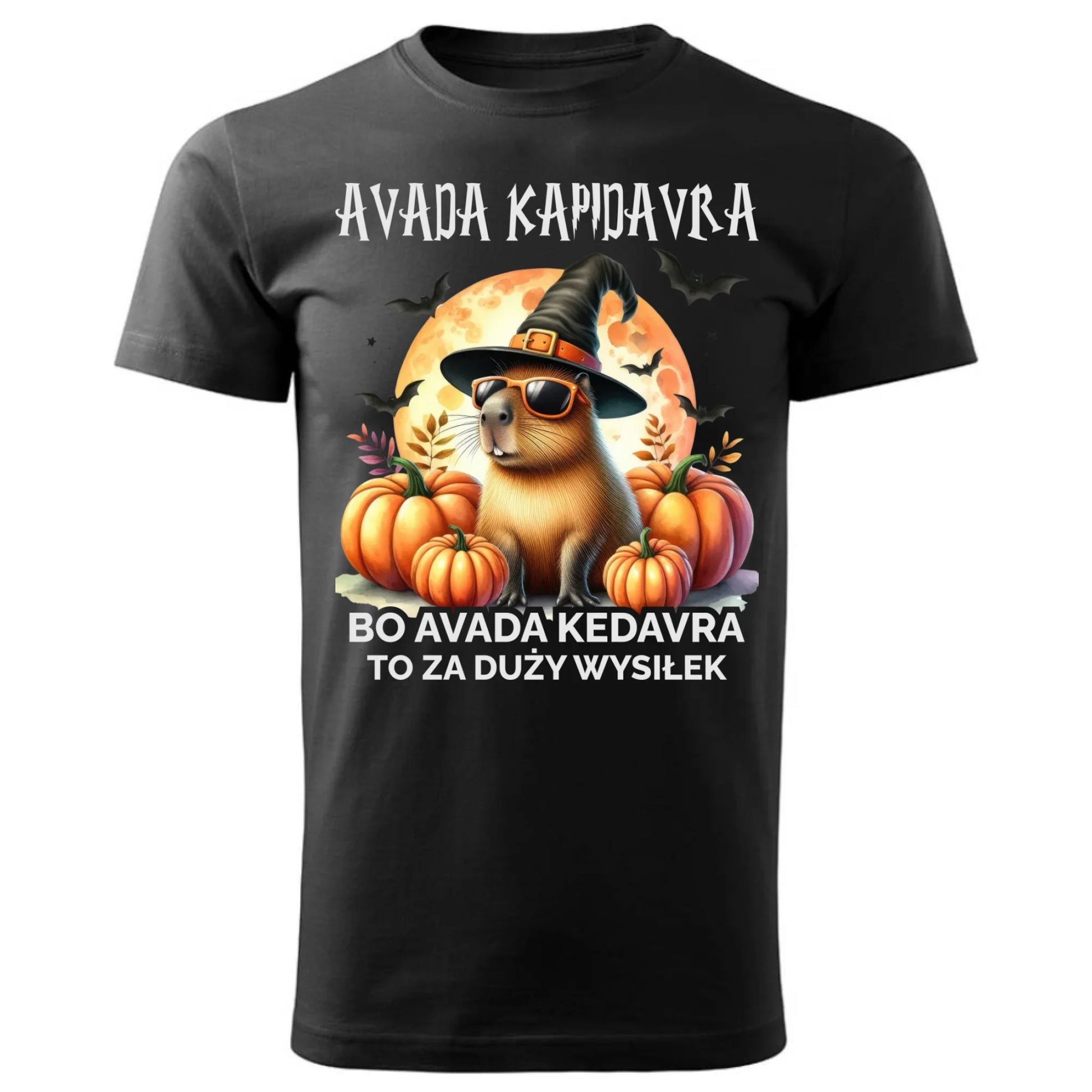 Koszulka męska halloweenowa - Kapibara - Avada Kapidavra HL21 - StoryCups.pl