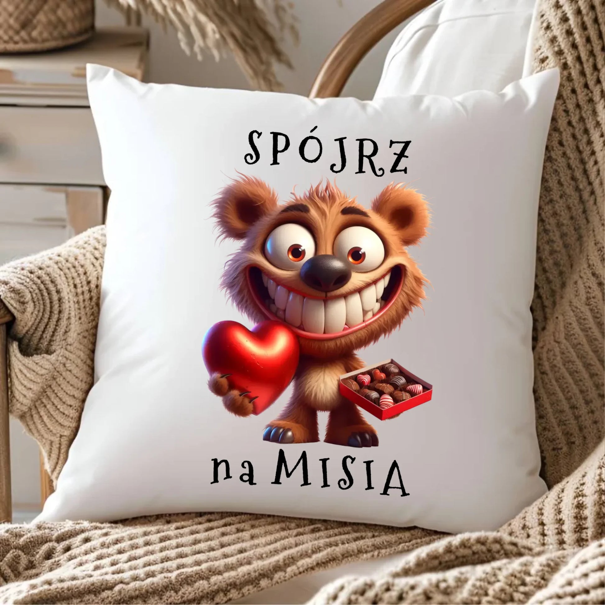 Poduszka - Spójrz na Misia W31 - StoryCups.pl