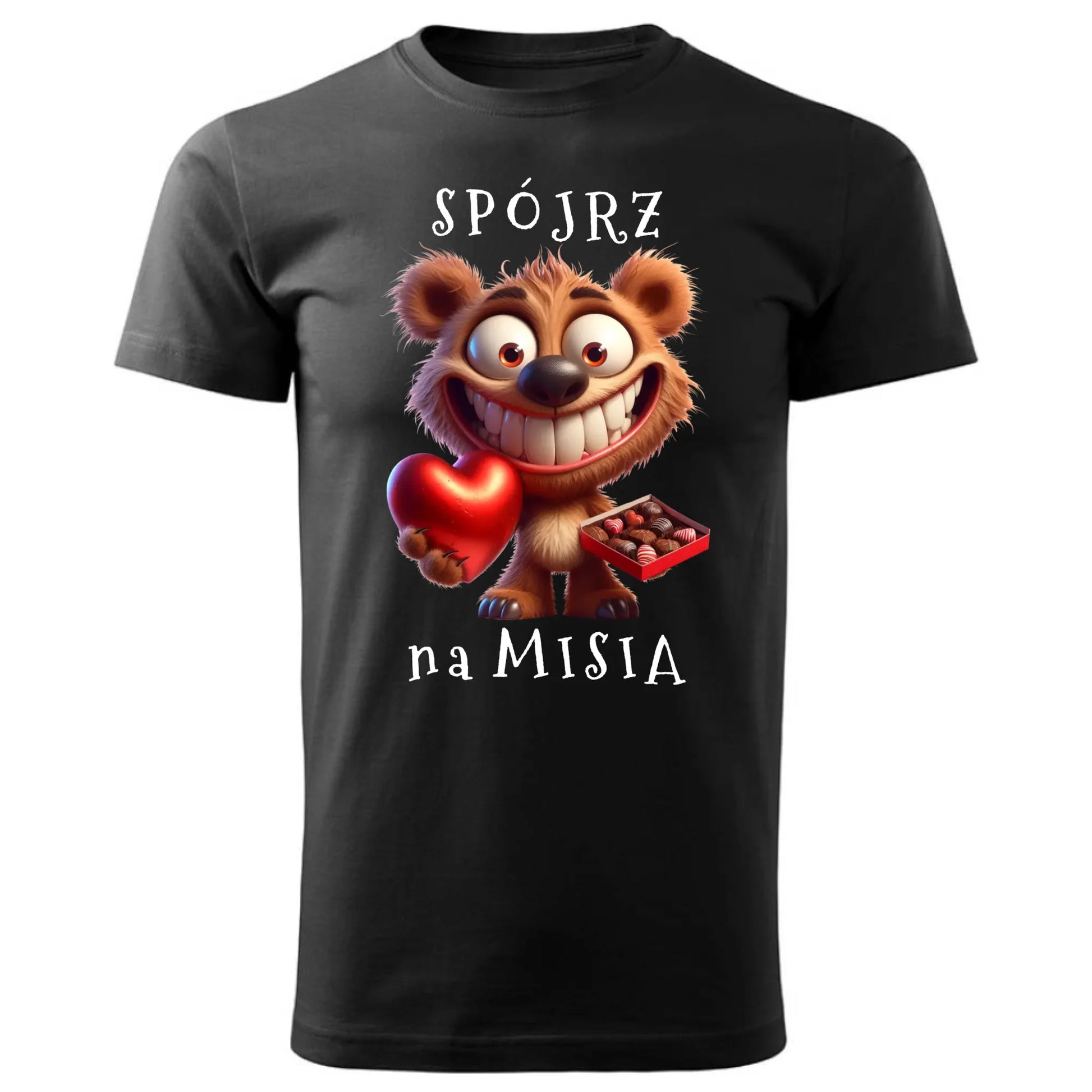 Koszulka męska - Spójrz na Misia W31 - StoryCups.pl
