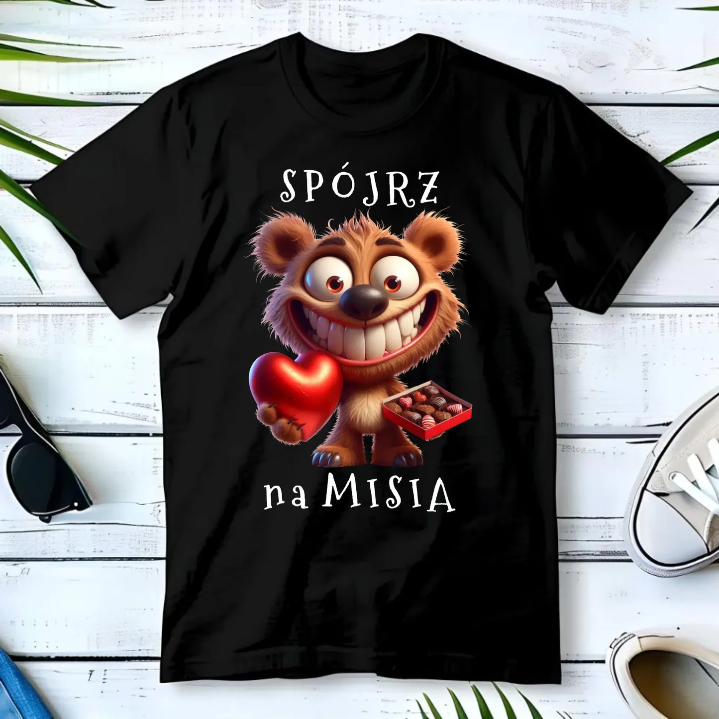 Koszulka męska - Spójrz na Misia W31 - StoryCups.pl