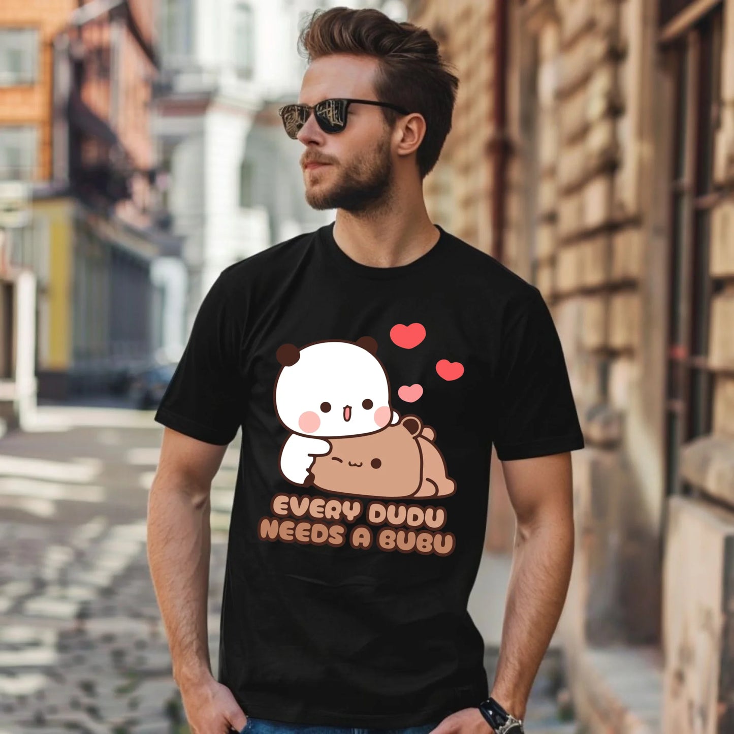 Koszulka męska - Every Dudu needs a Bubu W32 - StoryCups.pl