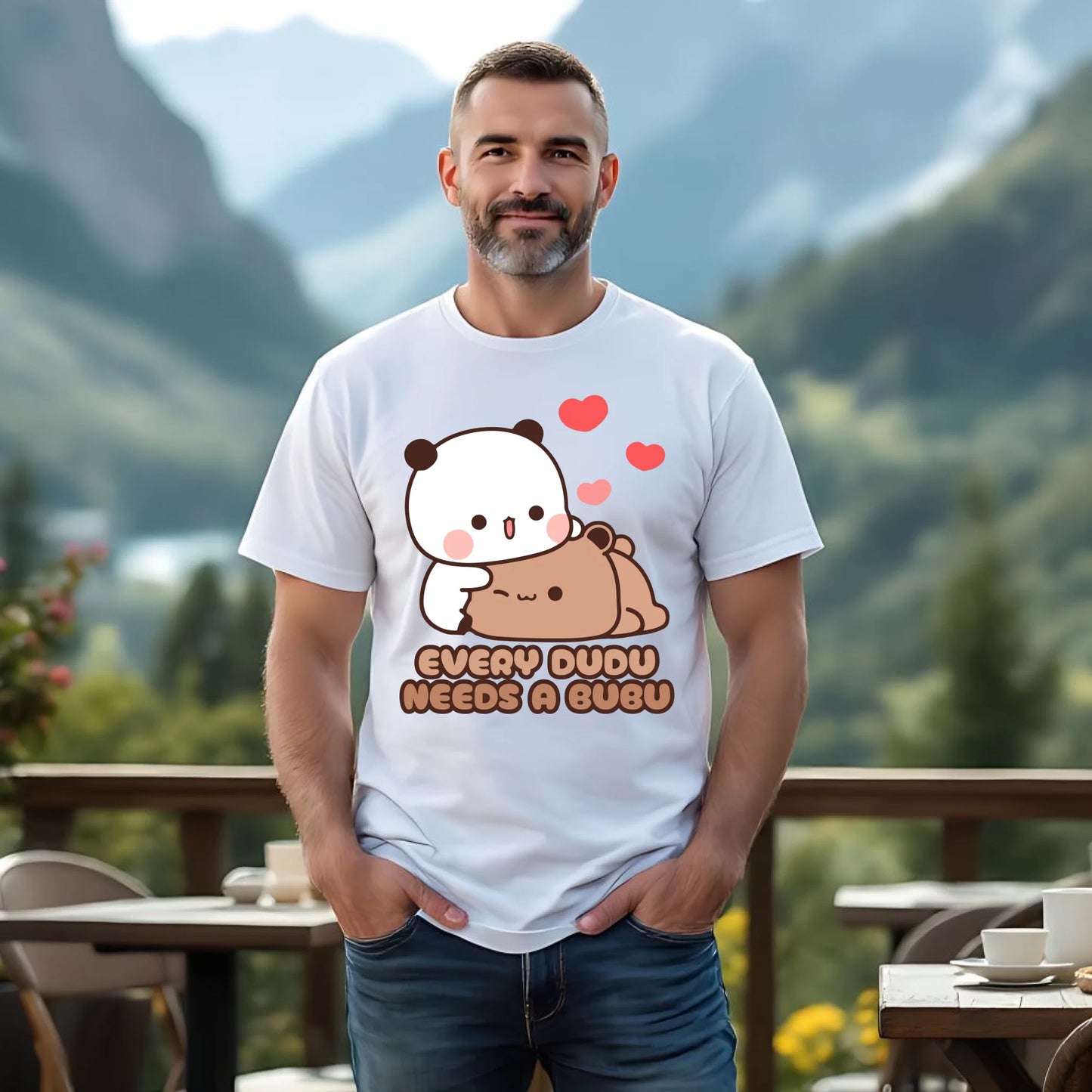 Koszulka męska - Every Dudu needs a Bubu W32 - StoryCups.pl