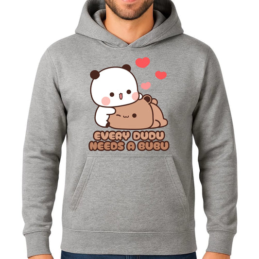 Bluza męska z kapturem - Every Dudu needs a Bubu W32 - StoryCups.pl