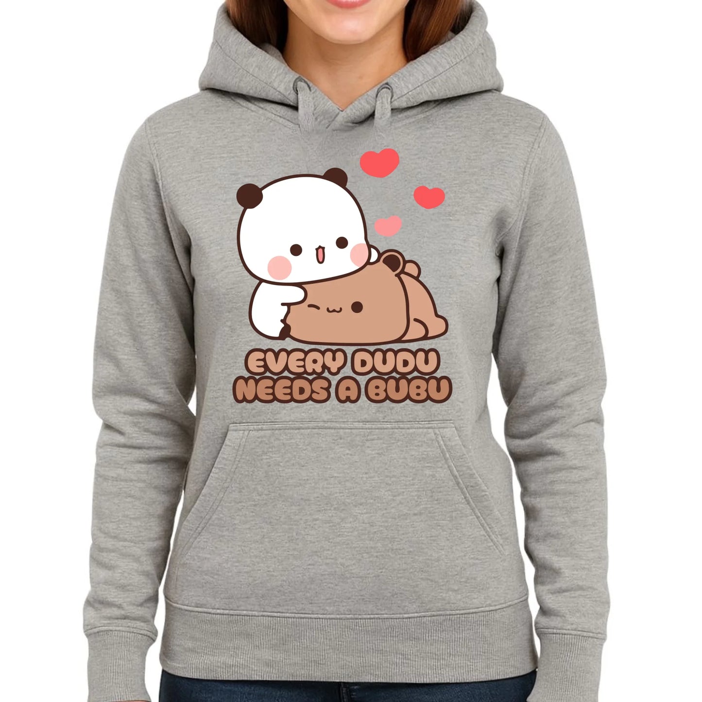Bluza damska z kapturem - Every Dudu needs a Bubu W32 - StoryCups.pl