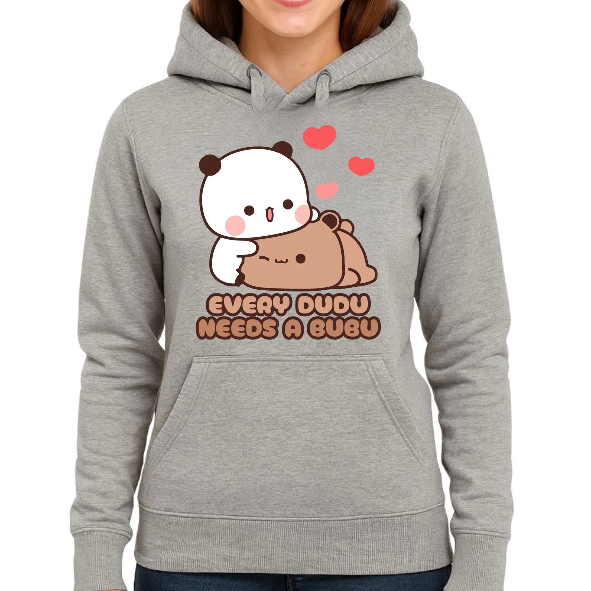 Bluza damska z kapturem - Every Dudu needs a Bubu W32 - StoryCups.pl