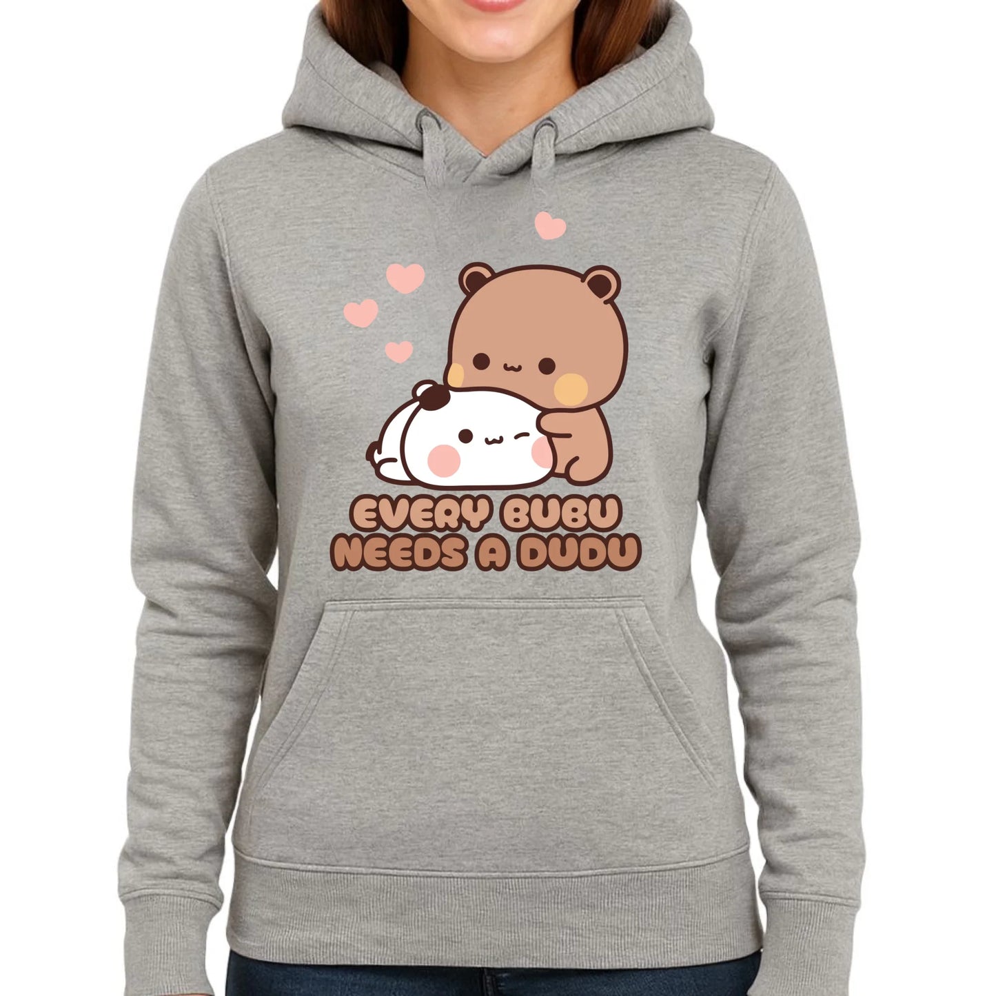Bluza damska z kapturem - Every Bubu needs a Dudu W33 - StoryCups.pl