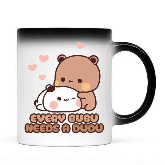 Kubek magiczny dla par - Every Bubu needs a Dudu W33 - StoryCups.pl