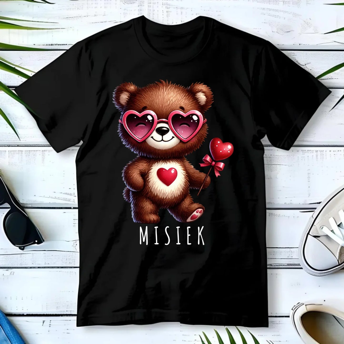 Koszulka męska - Misiek z sercem W34 - StoryCups.pl