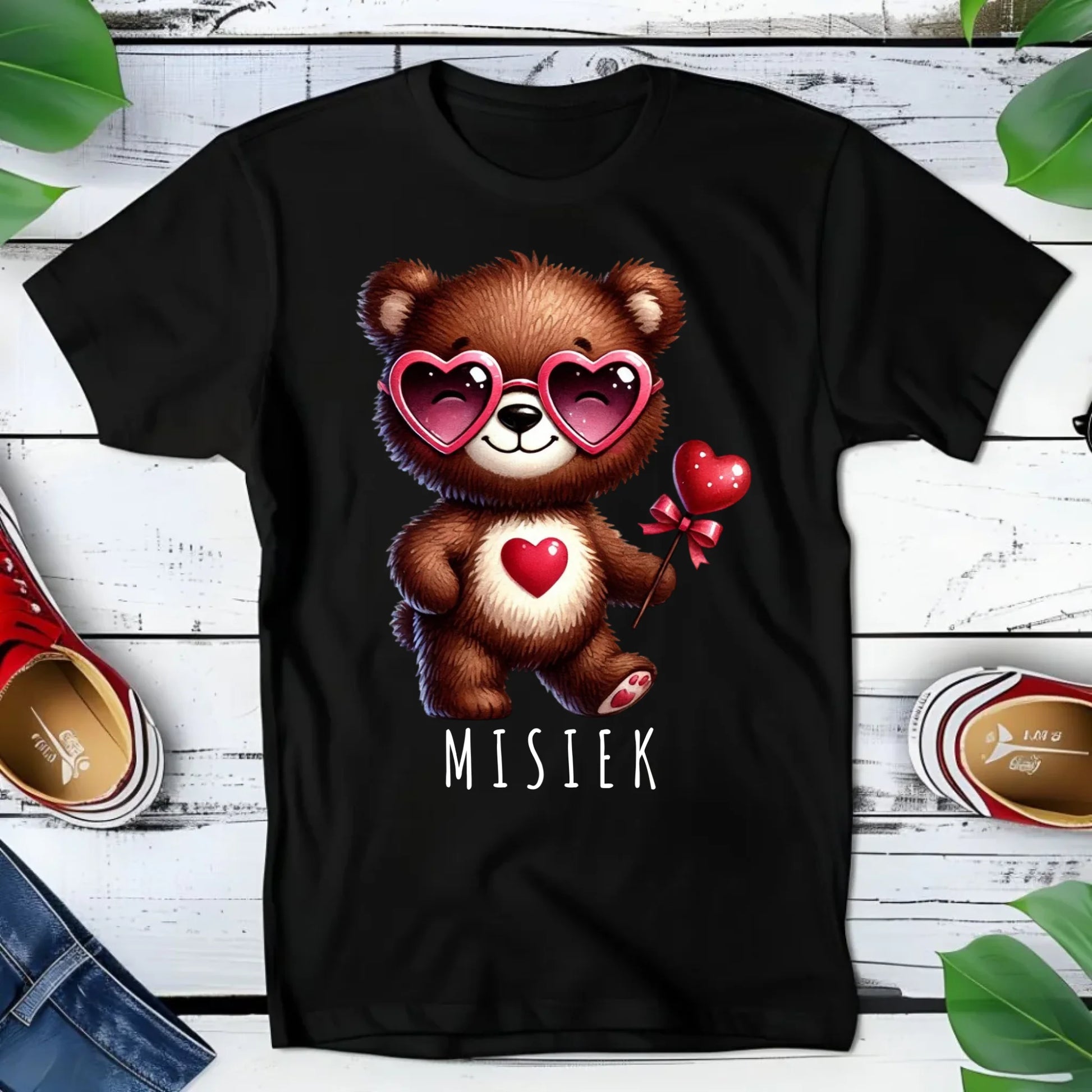 Koszulka dziecięca - Misiek z sercem W34 - StoryCups.pl