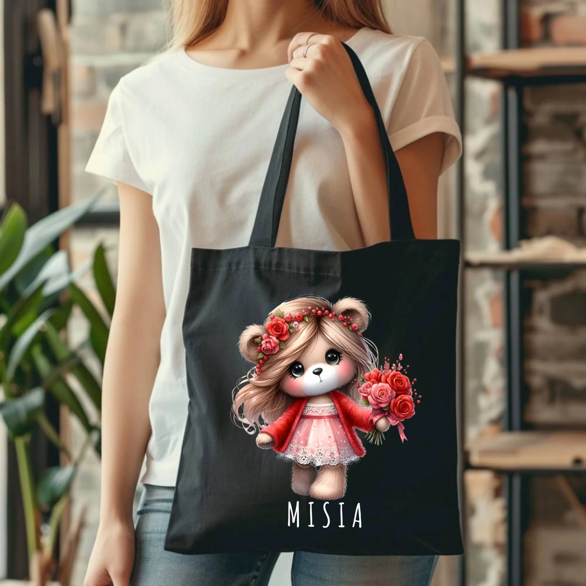 Torba - prezent dla dziewczyny - Urocza Misia W35 - StoryCups.pl