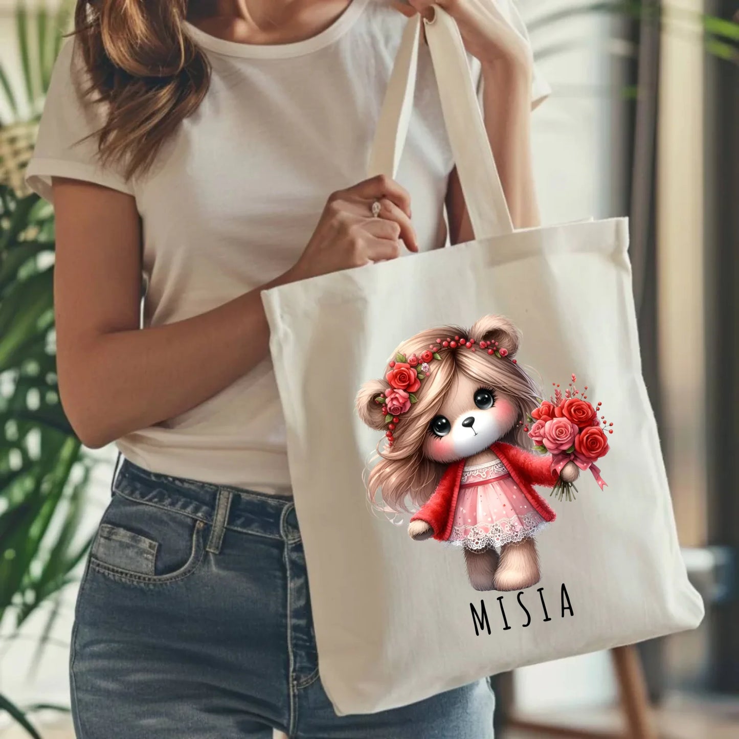 Torba - prezent dla dziewczyny - Urocza Misia W35 - StoryCups.pl