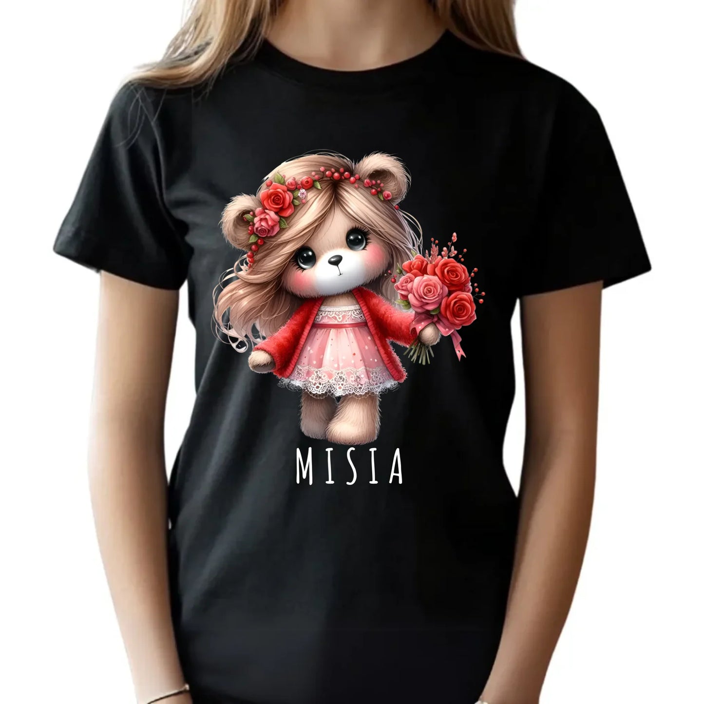 Koszulka dziecięca - Urocza Misia W35 - StoryCups.pl