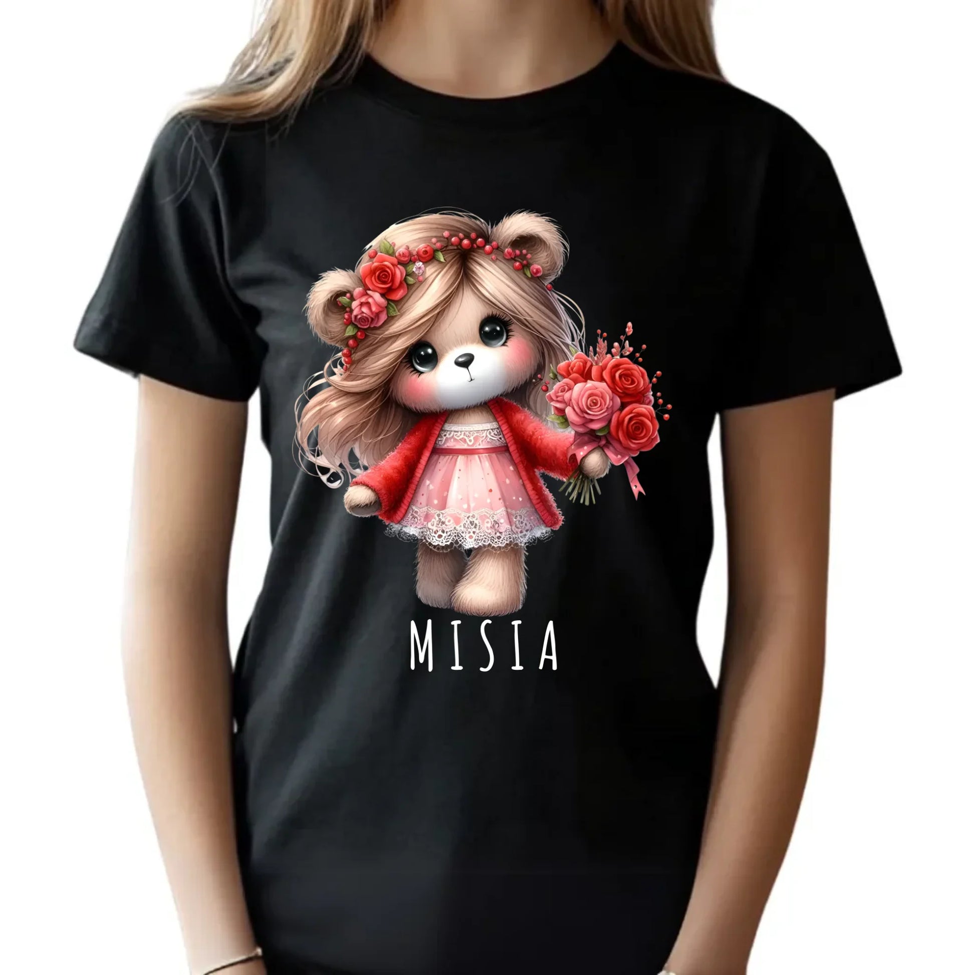Koszulka dziecięca - Urocza Misia W35 - StoryCups.pl