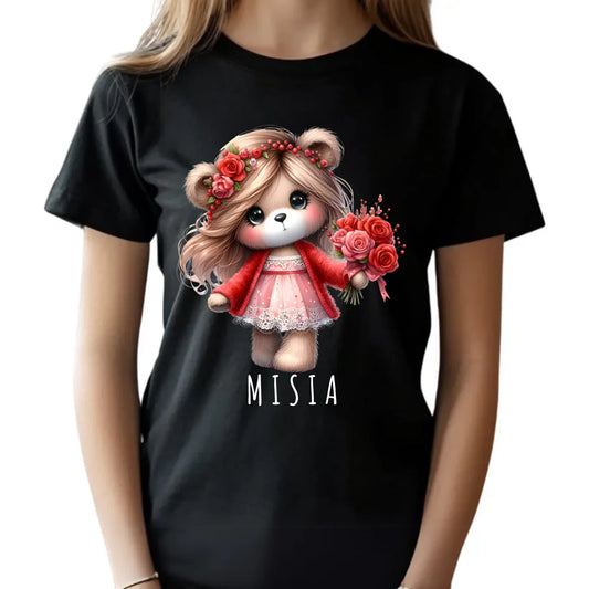 Koszulka dziecięca - Urocza Misia W35 - StoryCups.pl