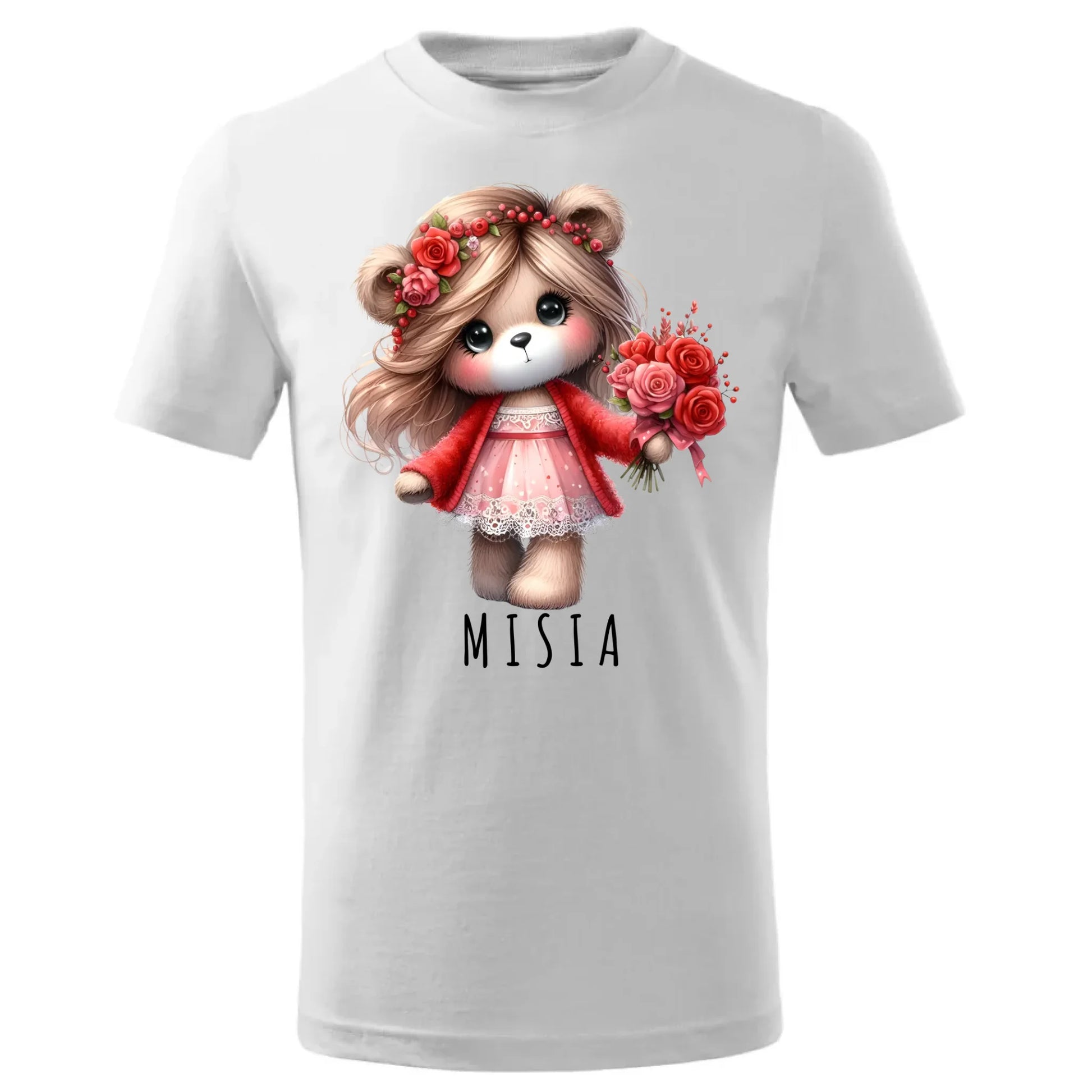 Koszulka dziecięca - Urocza Misia W35 - StoryCups.pl