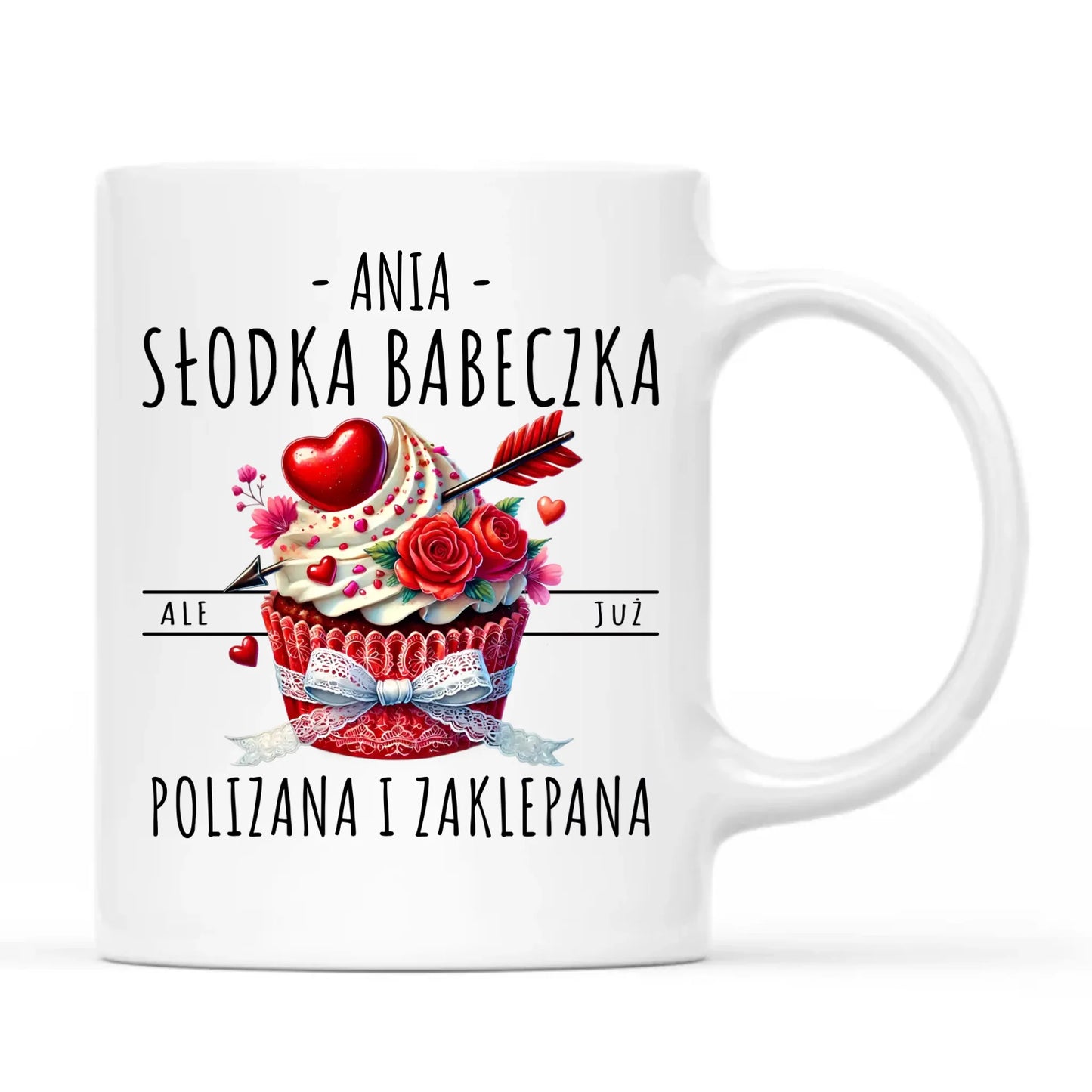 Kubek - Słodka babeczka polizana i zaklepana - personalizowany W37 - StoryCups.pl