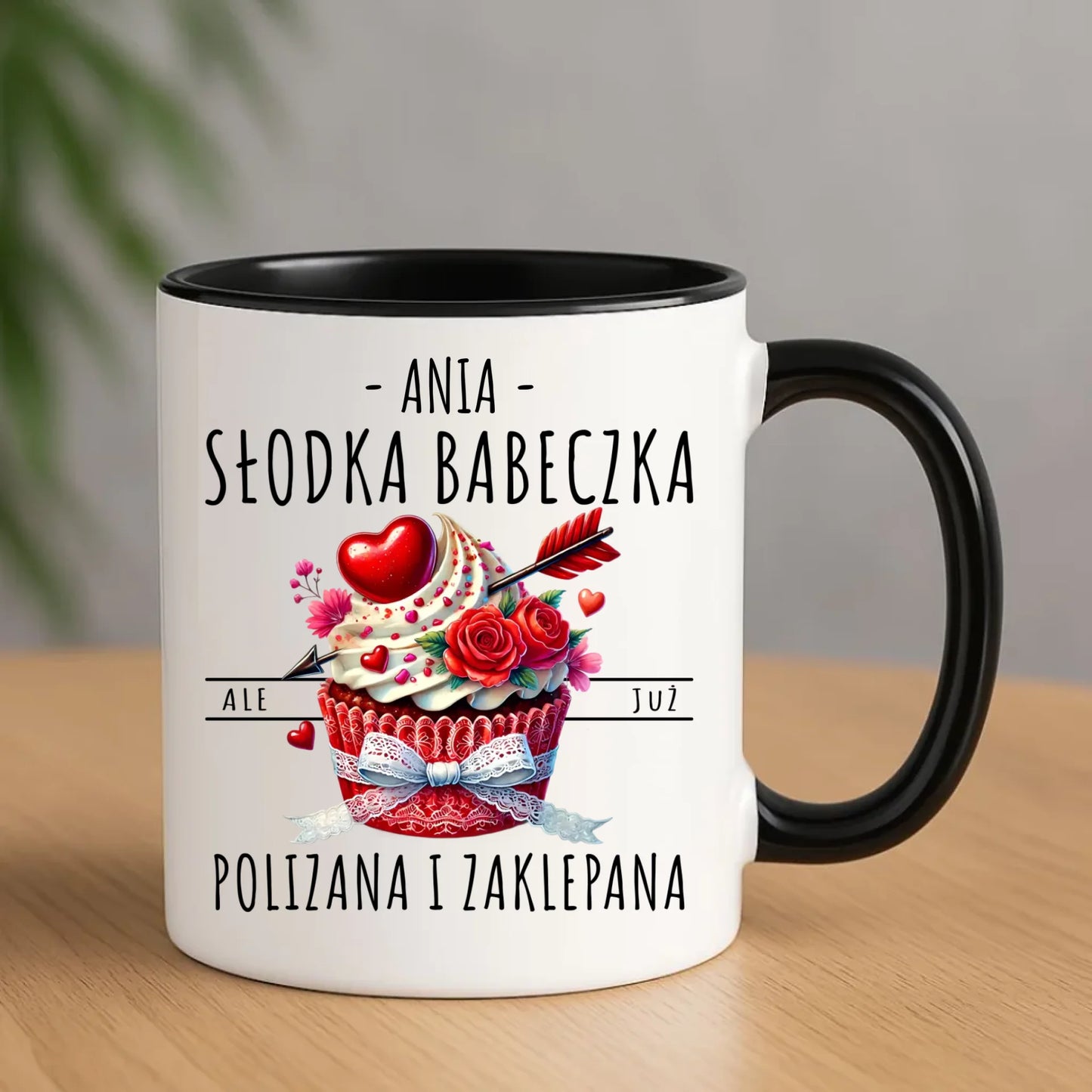 Kubek - Słodka babeczka polizana i zaklepana - personalizowany W37 - StoryCups.pl