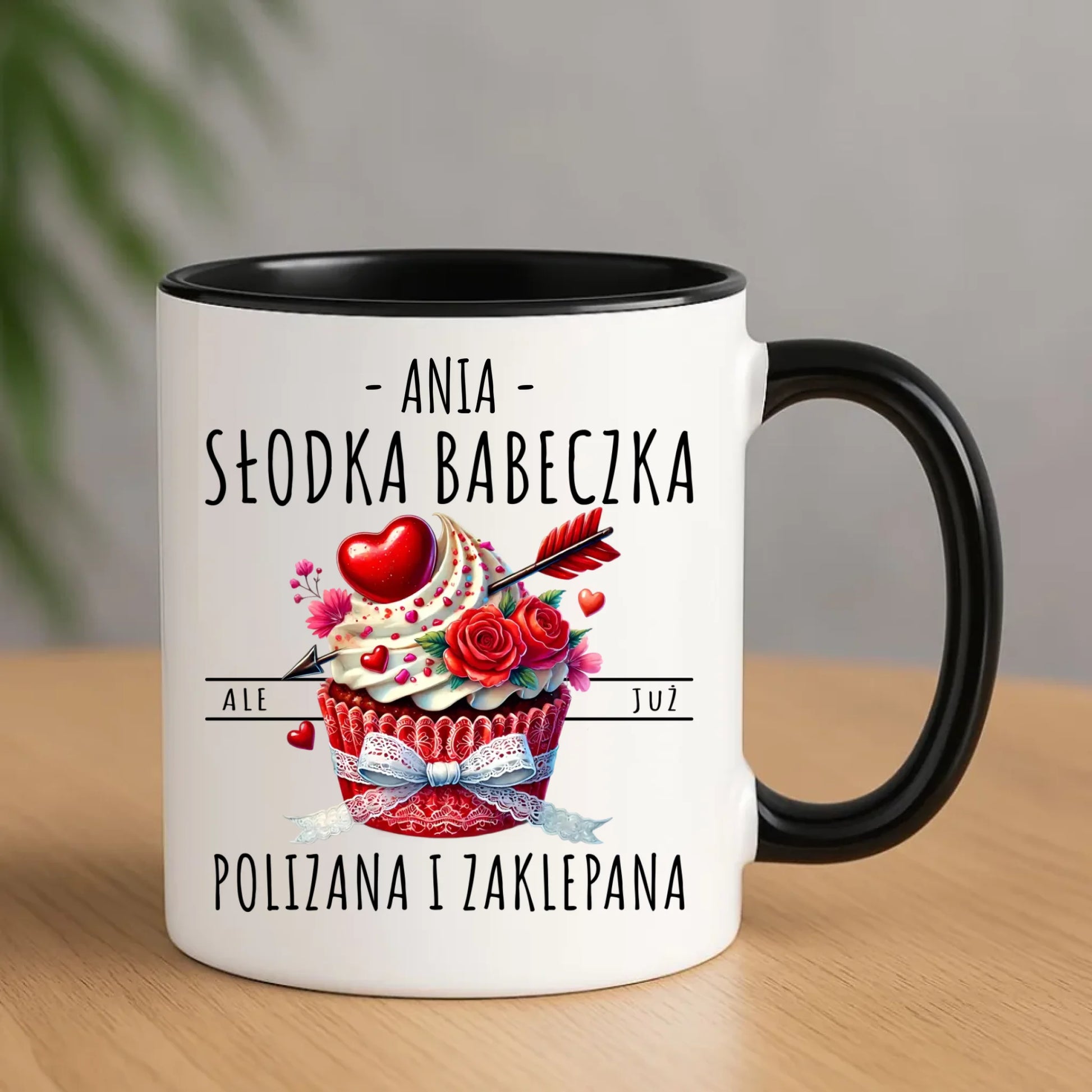 Kubek - Słodka babeczka polizana i zaklepana - personalizowany W37 - StoryCups.pl