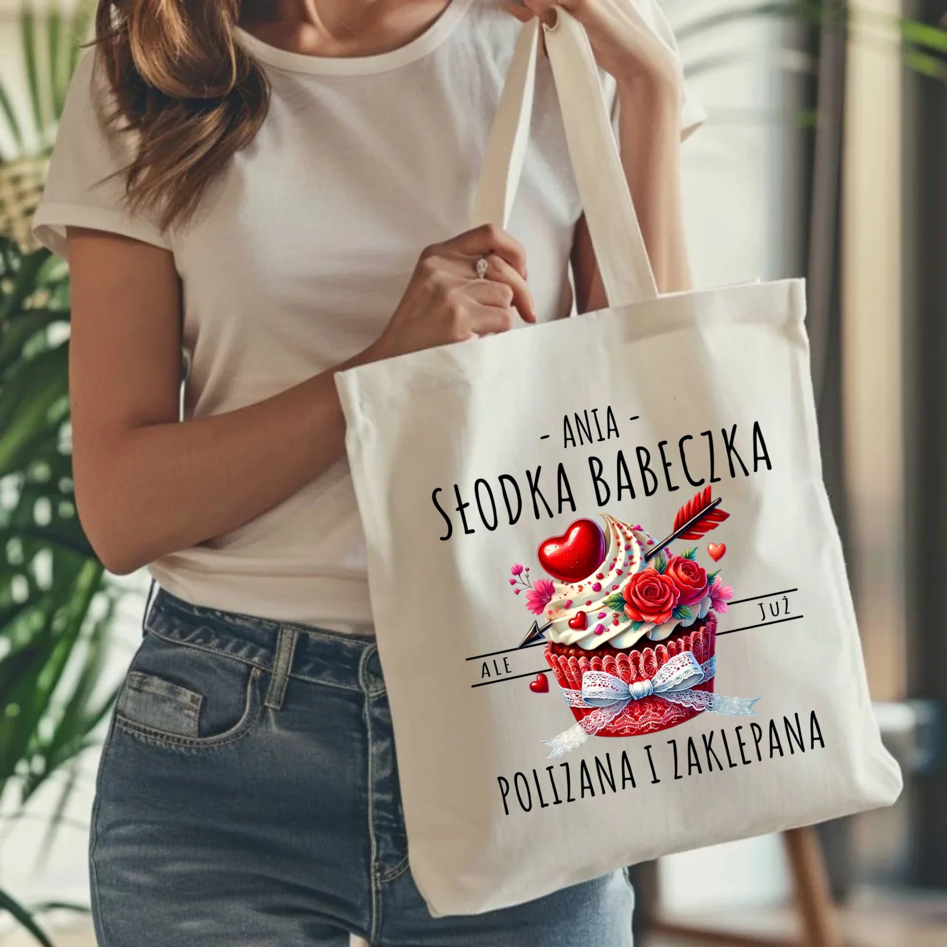 Torba - Słodka babeczka polizana i zaklepana - personalizowana W37 - StoryCups.pl