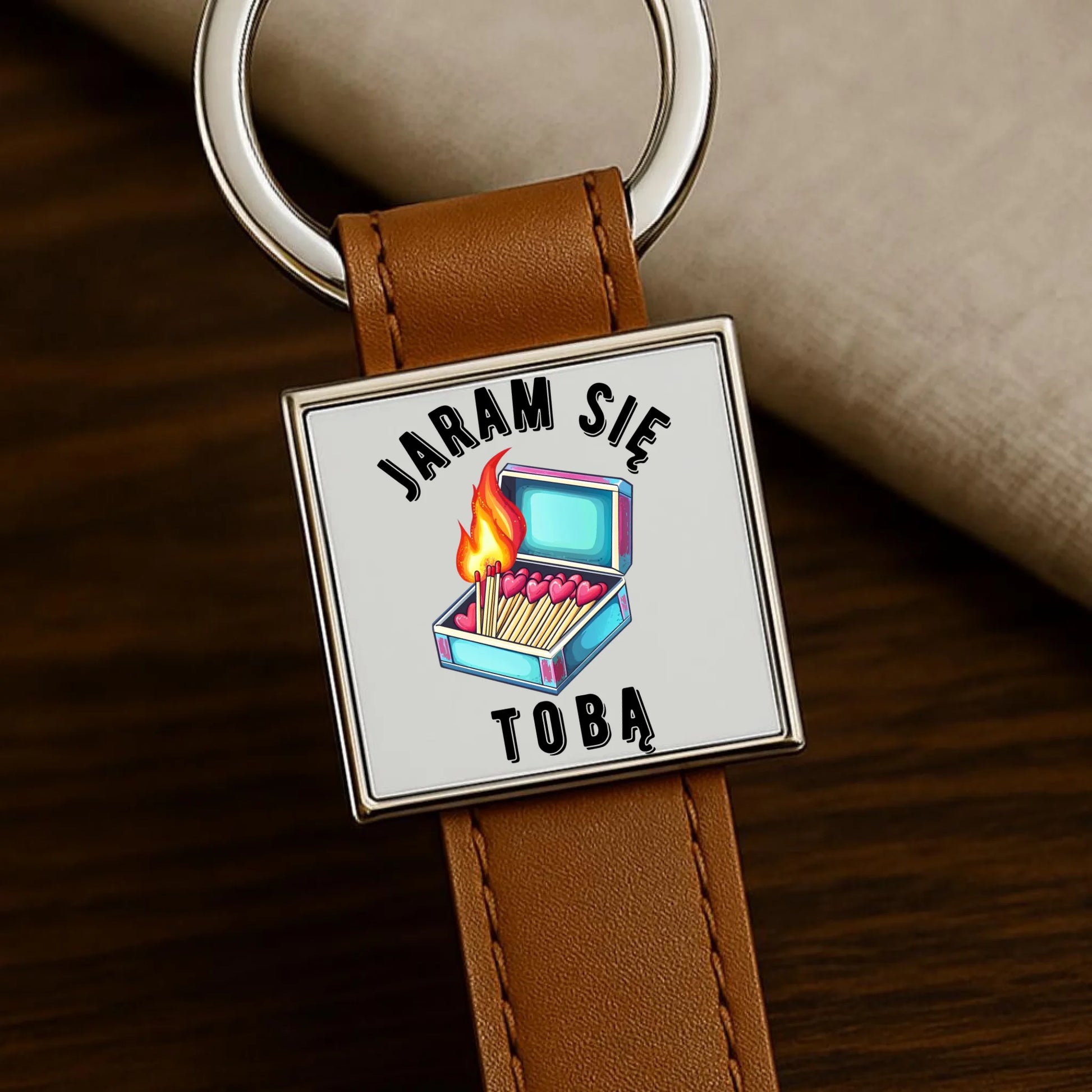 Brelok dla zakochanych - Jaram się Tobą W39 - StoryCups.pl