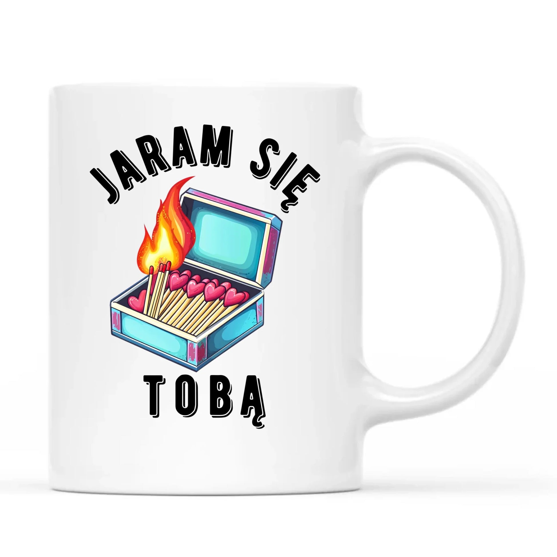 Kubek dla zakochanych - Jaram się Tobą W39 - StoryCups.pl