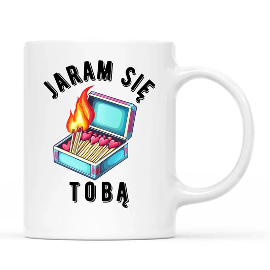 Kubek dla zakochanych - Jaram się Tobą W39 - StoryCups.pl