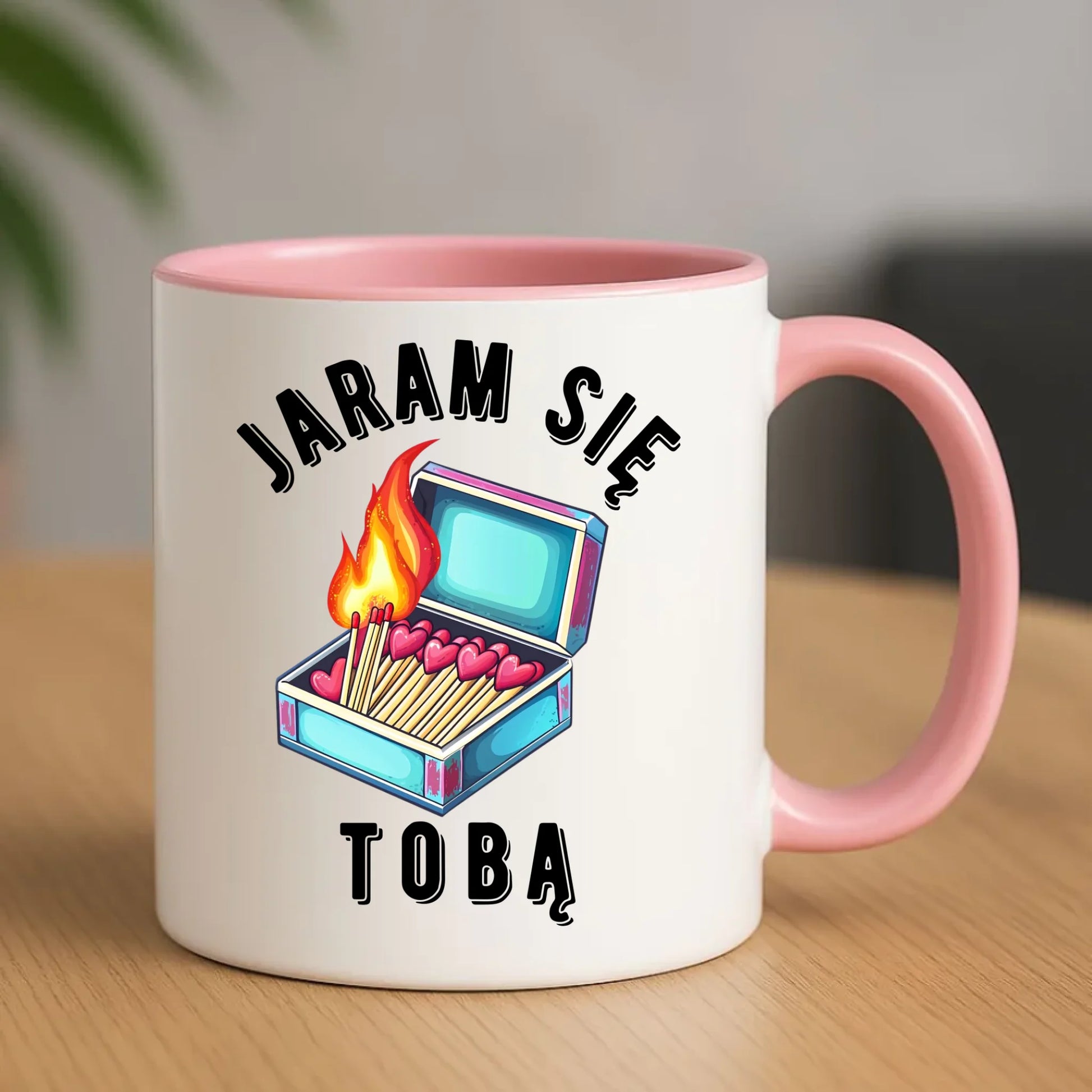 Kubek dla zakochanych - Jaram się Tobą W39 - StoryCups.pl