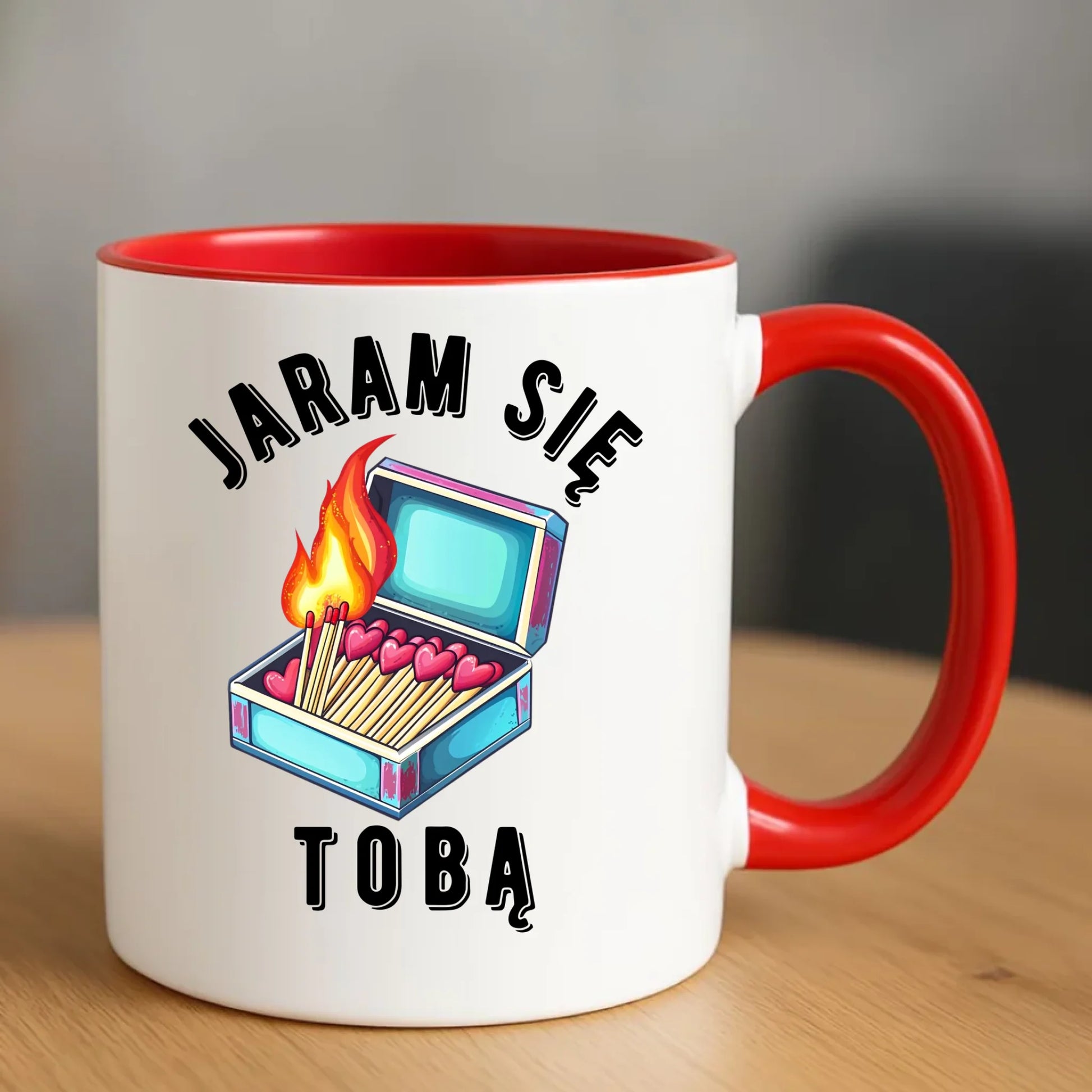 Kubek dla zakochanych - Jaram się Tobą W39 - StoryCups.pl