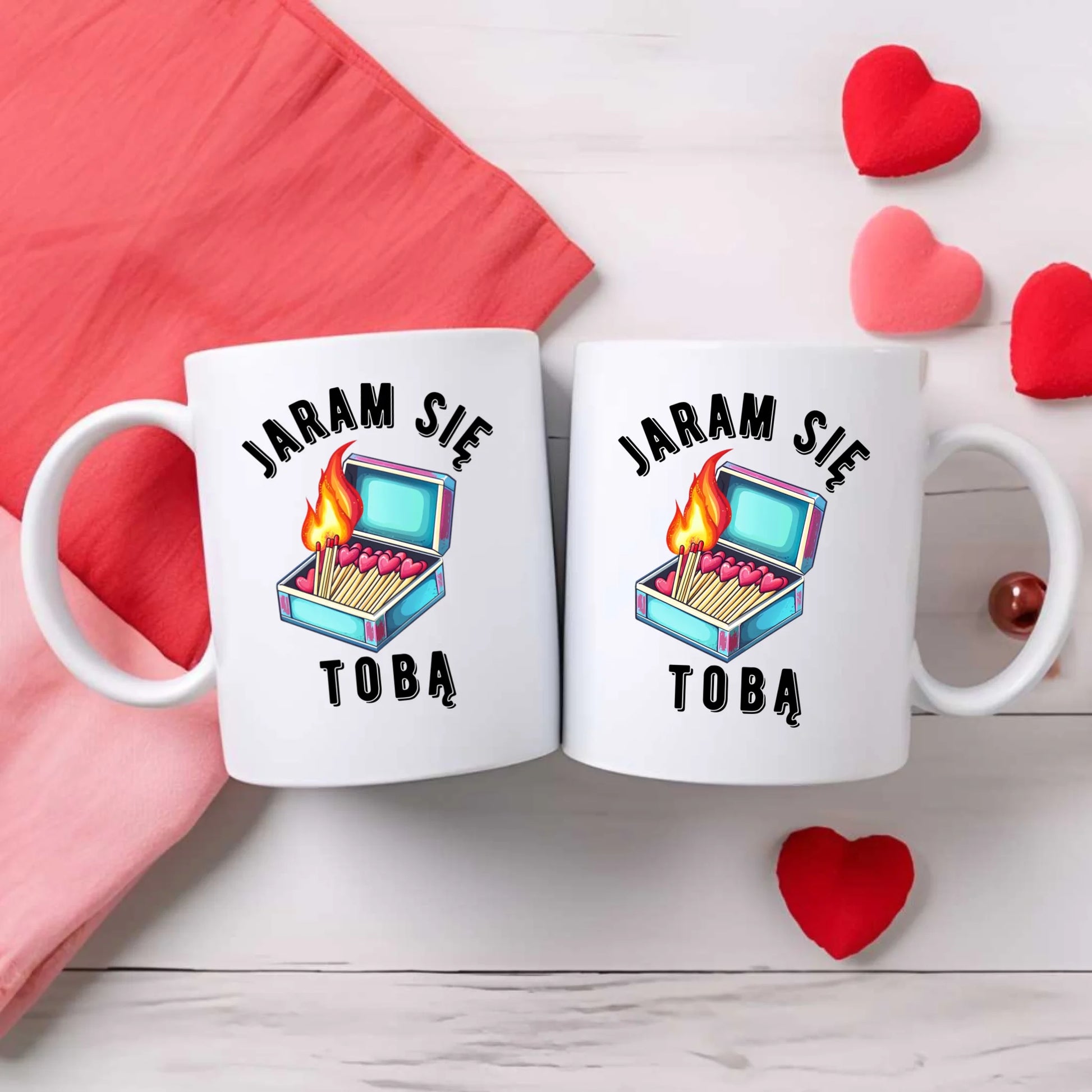 Kubek dla zakochanych - Jaram się Tobą W39 - StoryCups.pl