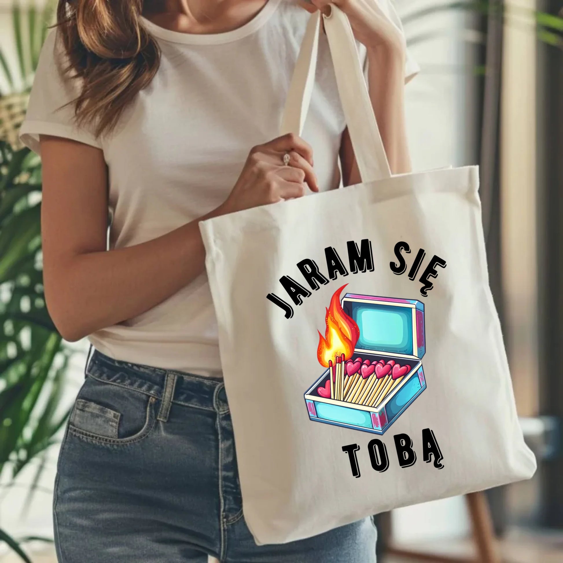 Torba dla zakochanych - Jaram się Tobą W39 - StoryCups.pl