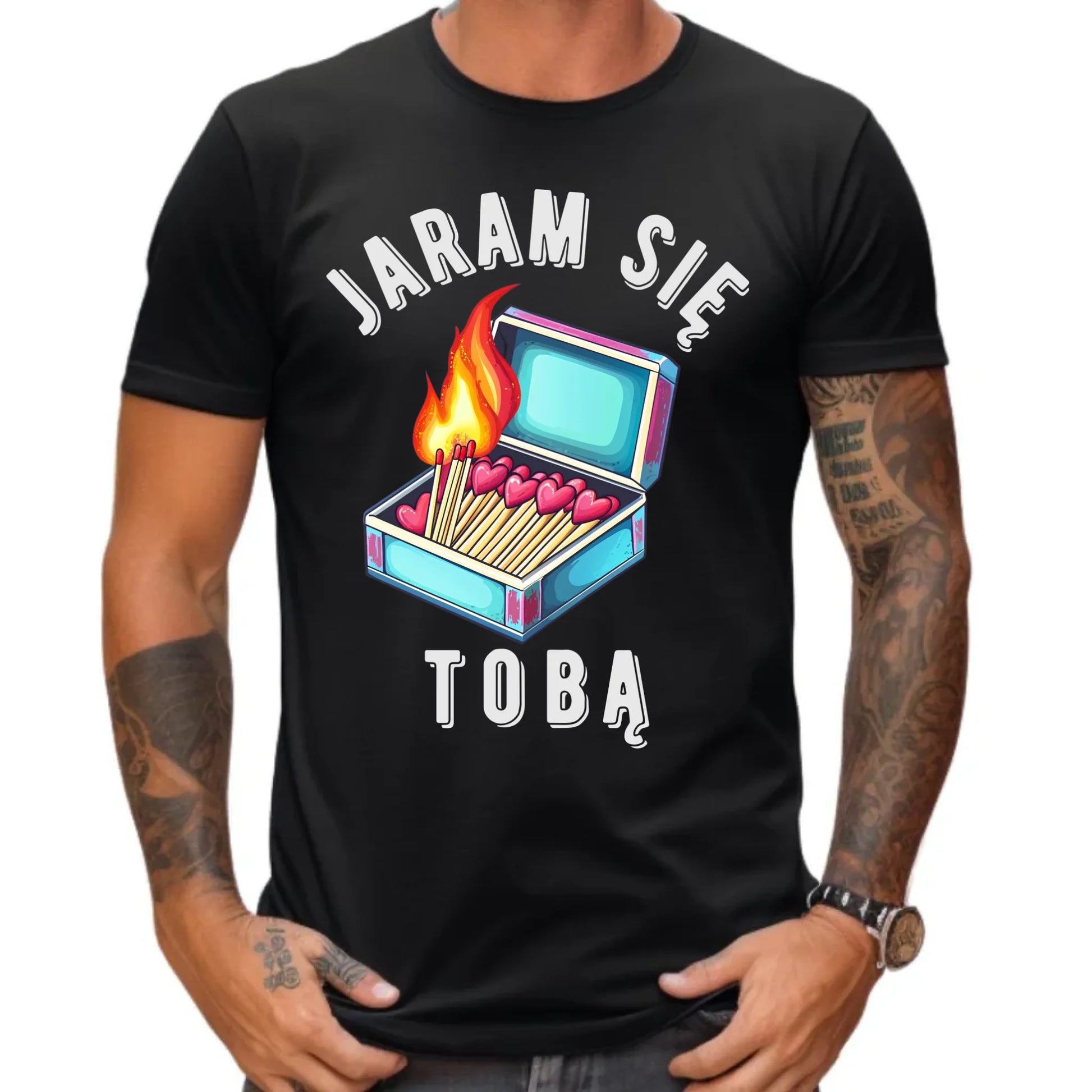 Koszulka męska - Jaram się Tobą W39 - StoryCups.pl