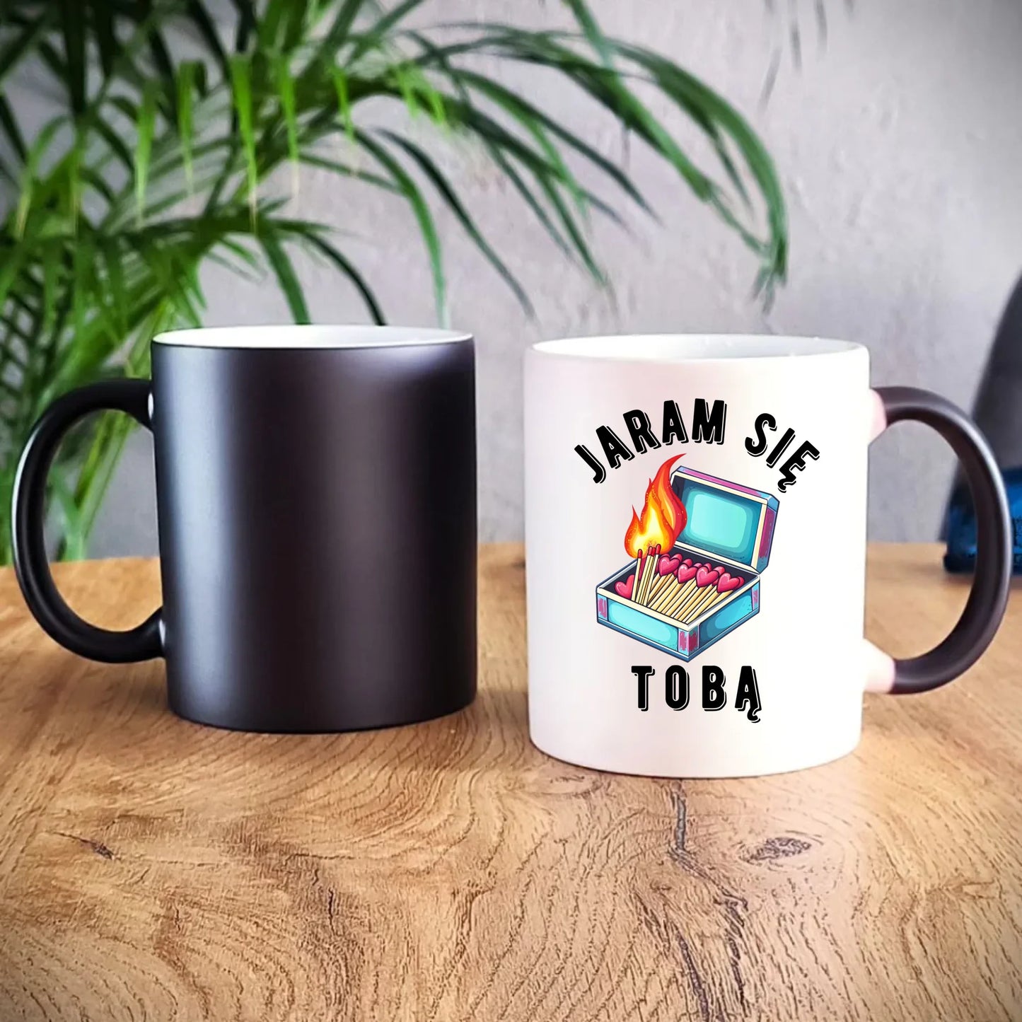 Kubek magiczny dla zakochanych - Jaram się Tobą W39 - StoryCups.pl