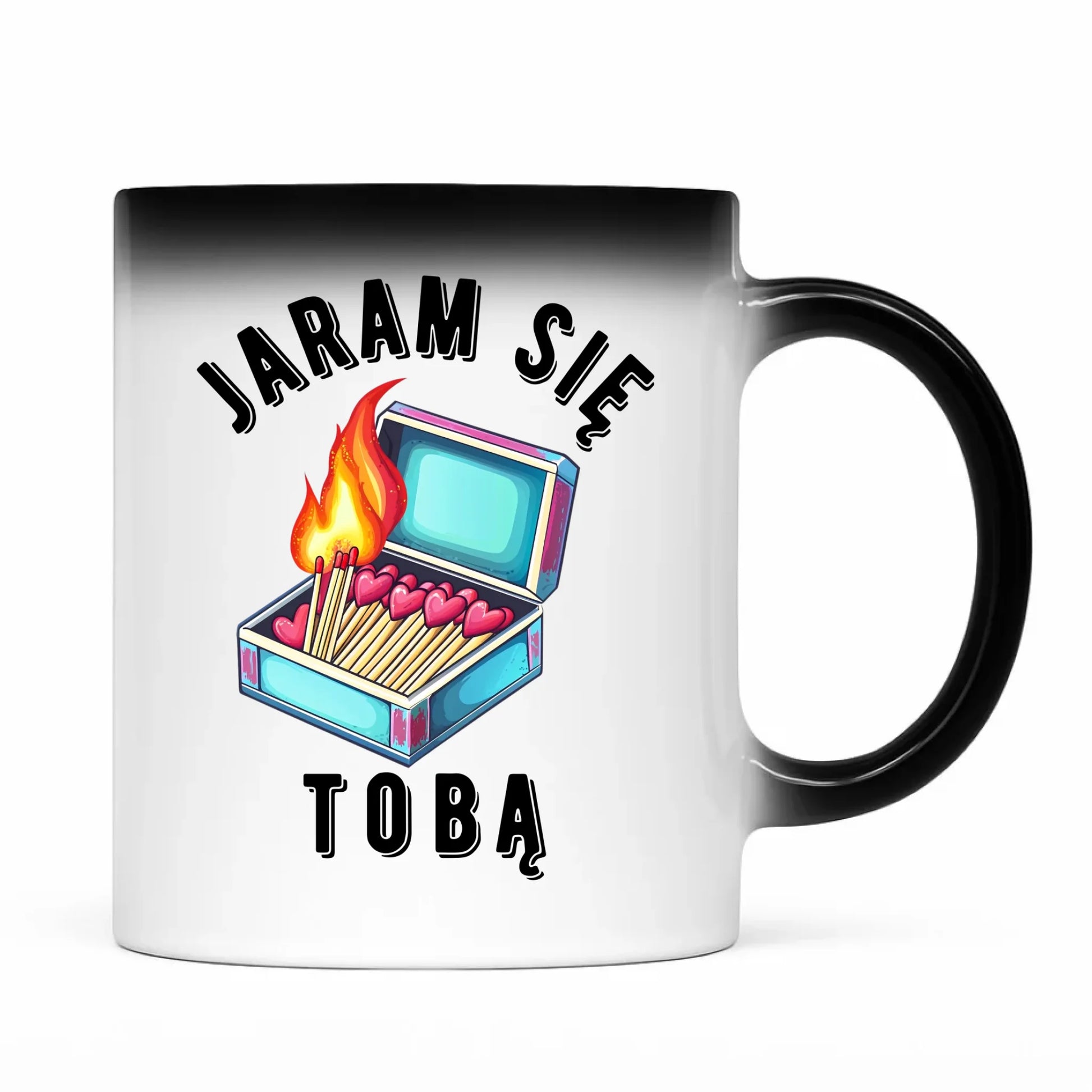 Kubek magiczny dla zakochanych - Jaram się Tobą W39 - StoryCups.pl