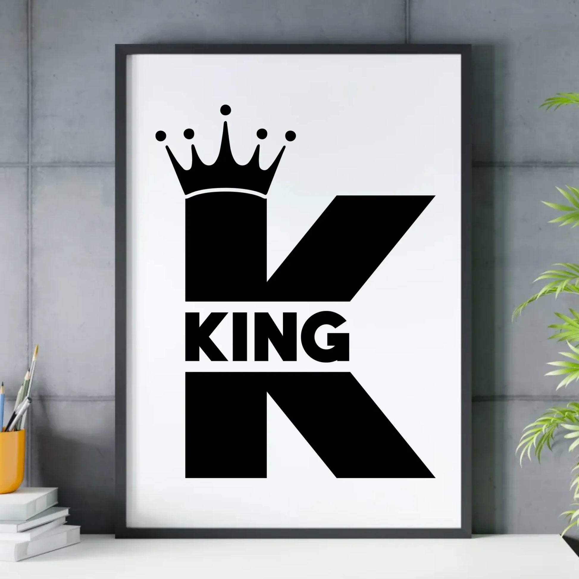Plakat w ramie - King W40 - StoryCups.pl