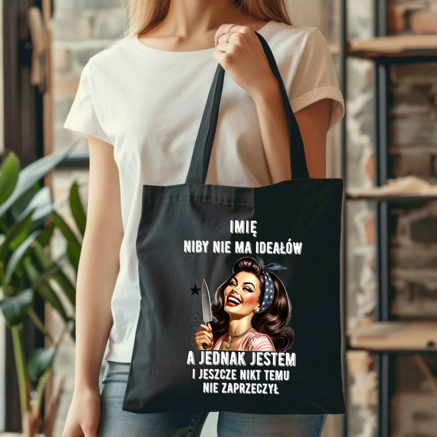Torba - Niby nie ma ideałów - personalizowana DZ01 - StoryCups.pl
