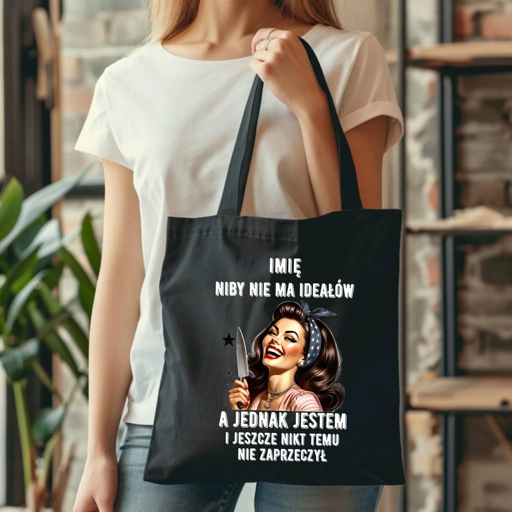 Torba - Niby nie ma ideałów - personalizowana DZ01 - StoryCups.pl