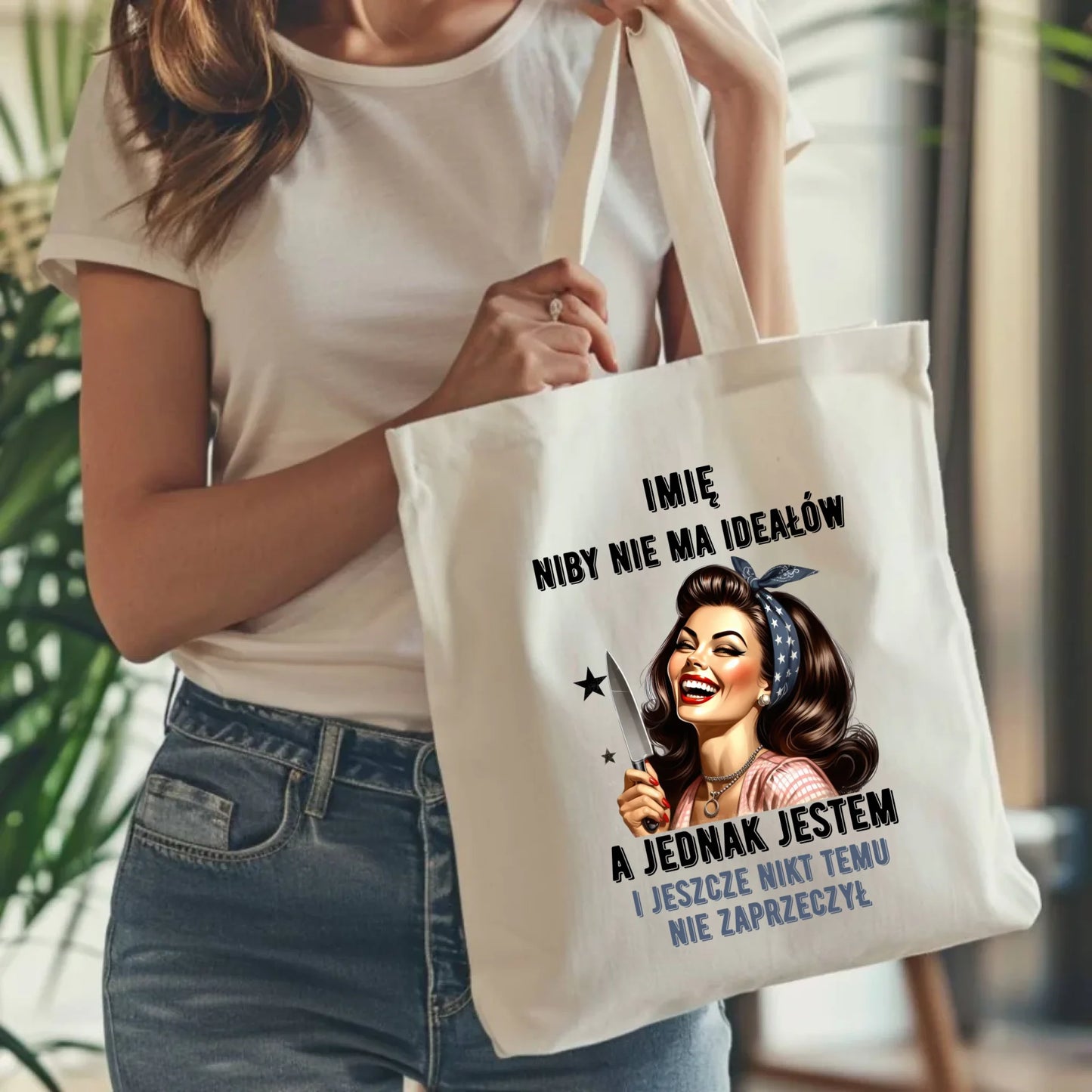 Torba - Niby nie ma ideałów - personalizowana DZ01 - StoryCups.pl