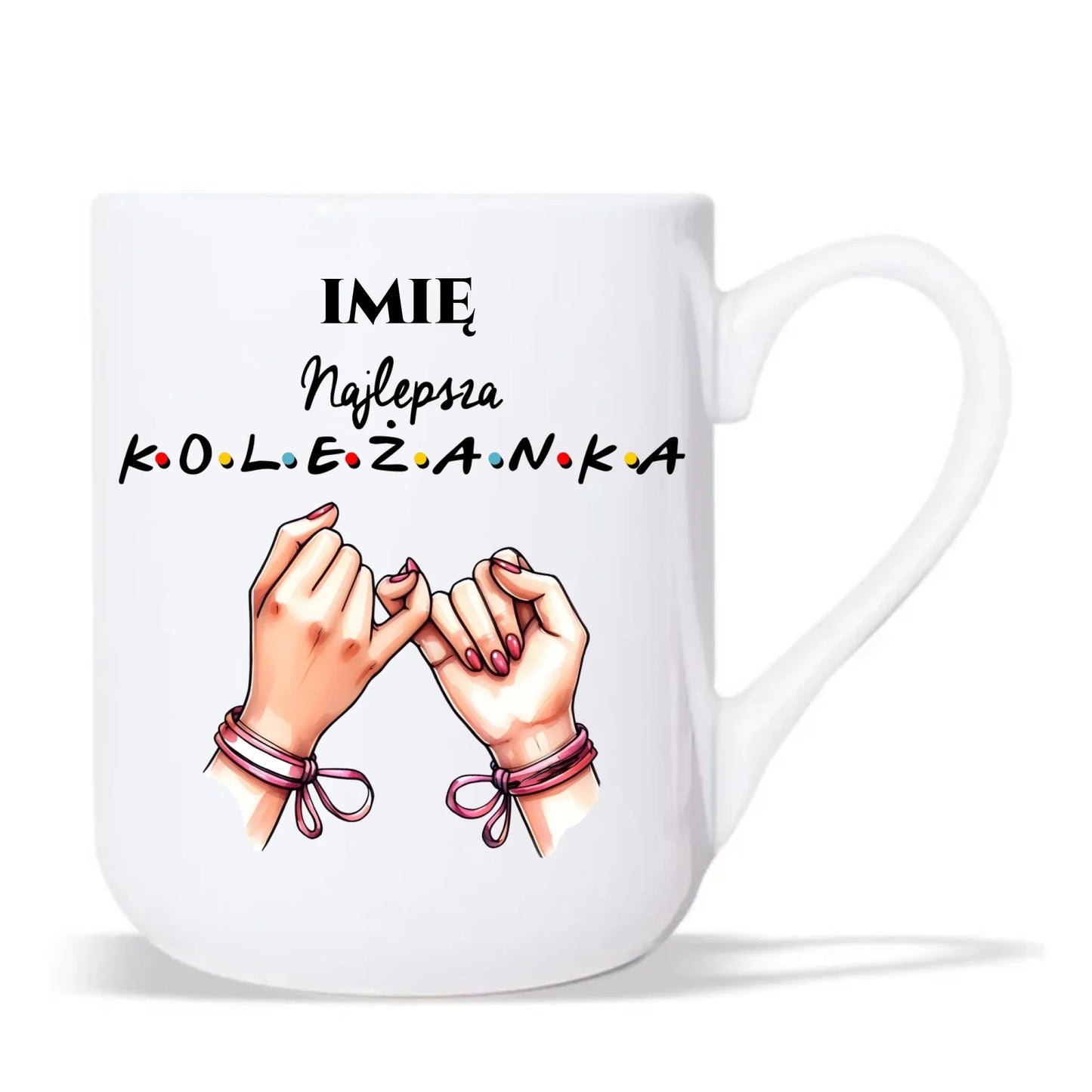 Kubek elegant - Najlepsza koleżanka - personalizowany DZ02 - StoryCups.pl