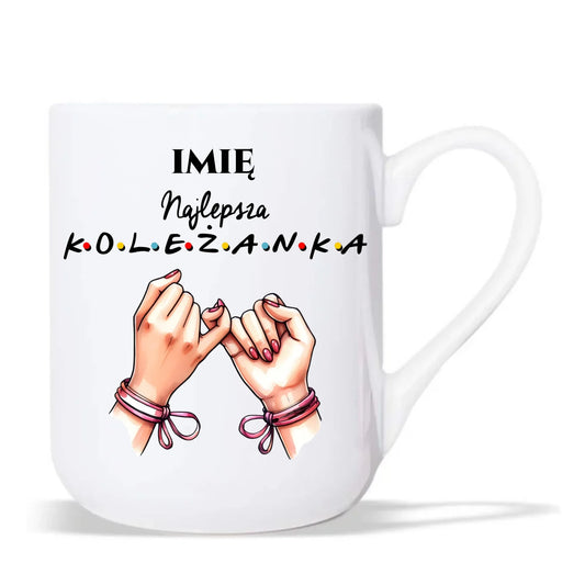 Kubek elegant - Najlepsza koleżanka - personalizowany DZ02 - StoryCups.pl