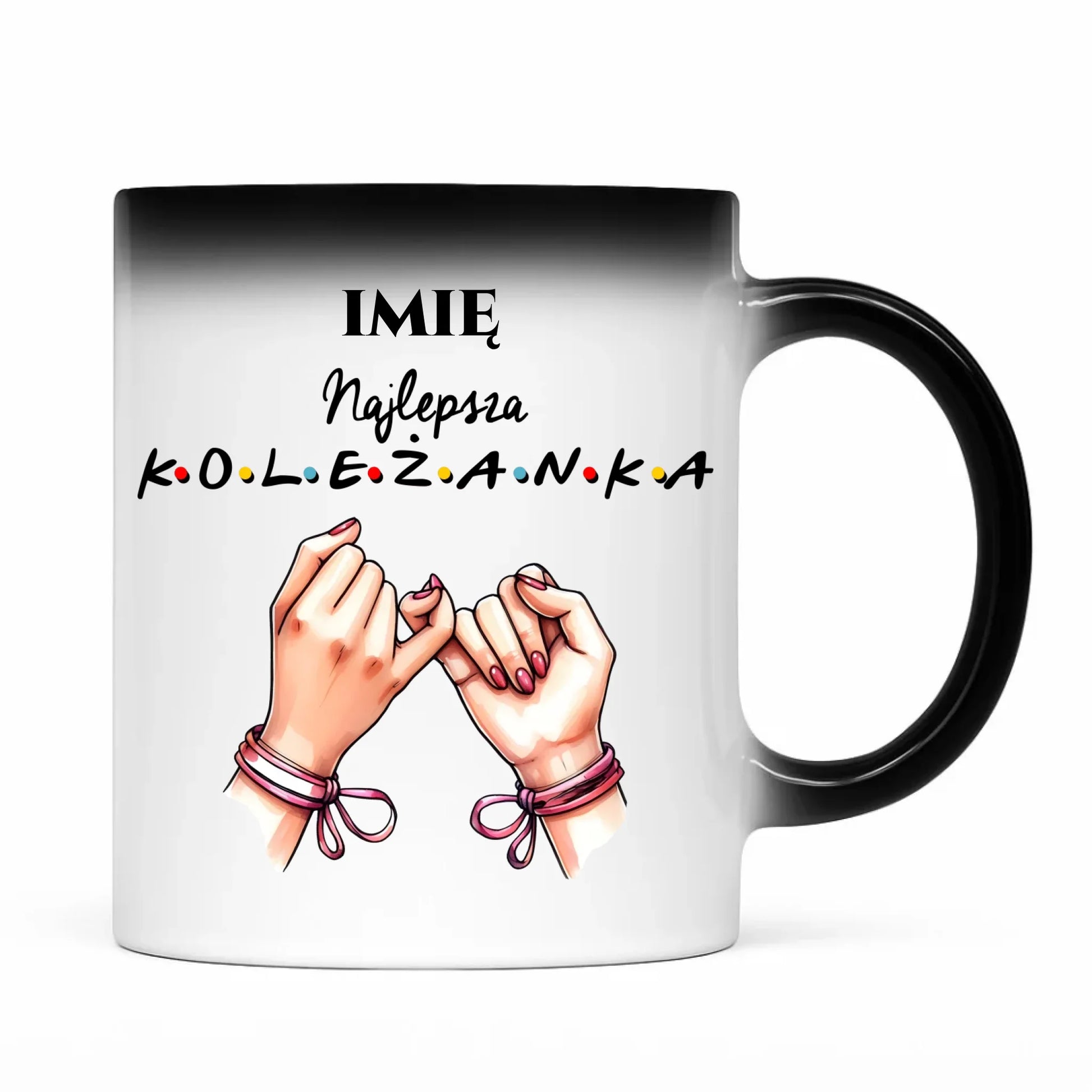 Kubek magiczny - Najlepsza koleżanka - personalizowany DZ02 - StoryCups.pl